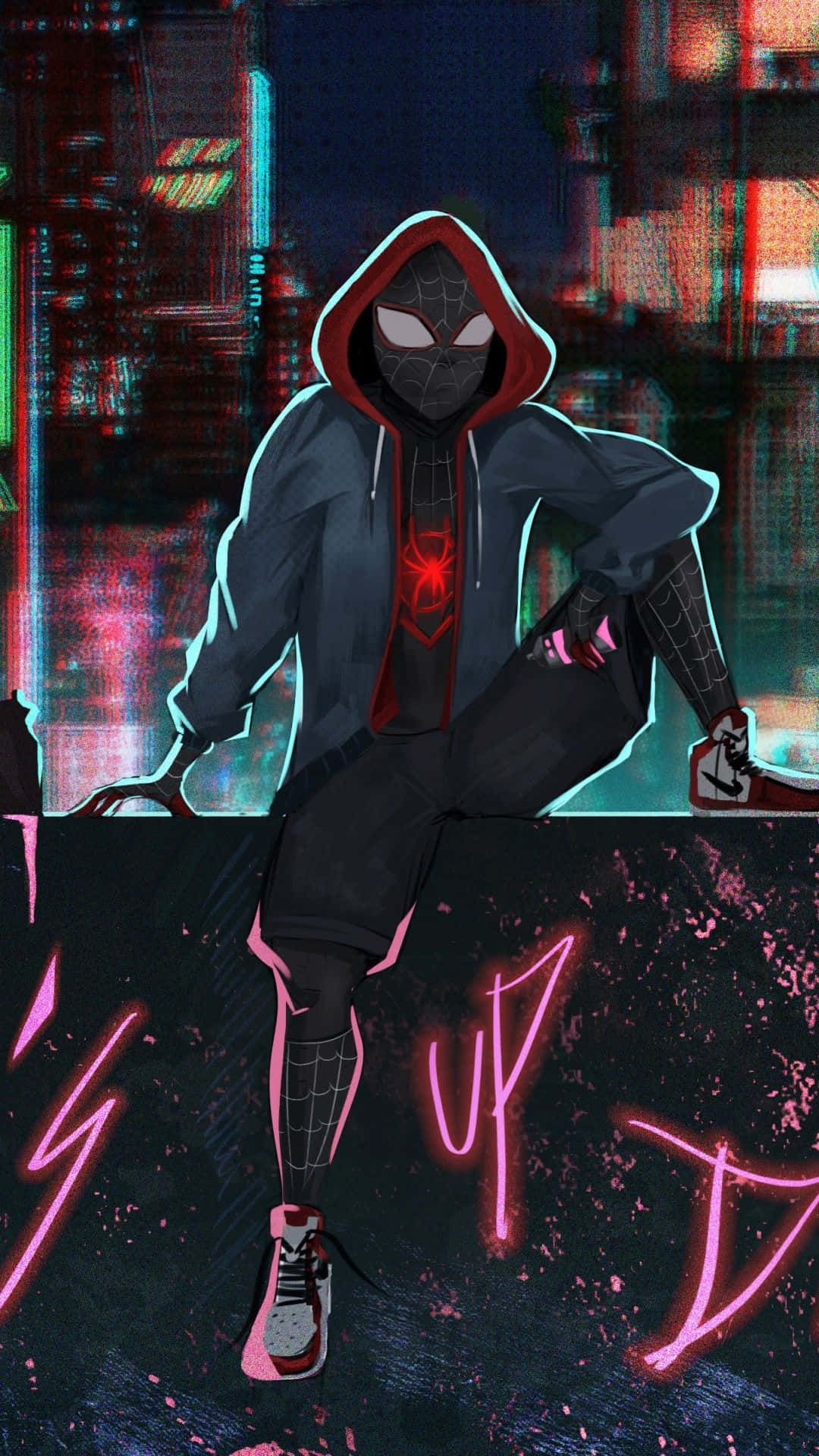 Miles Morales iPhone Wallpaper
