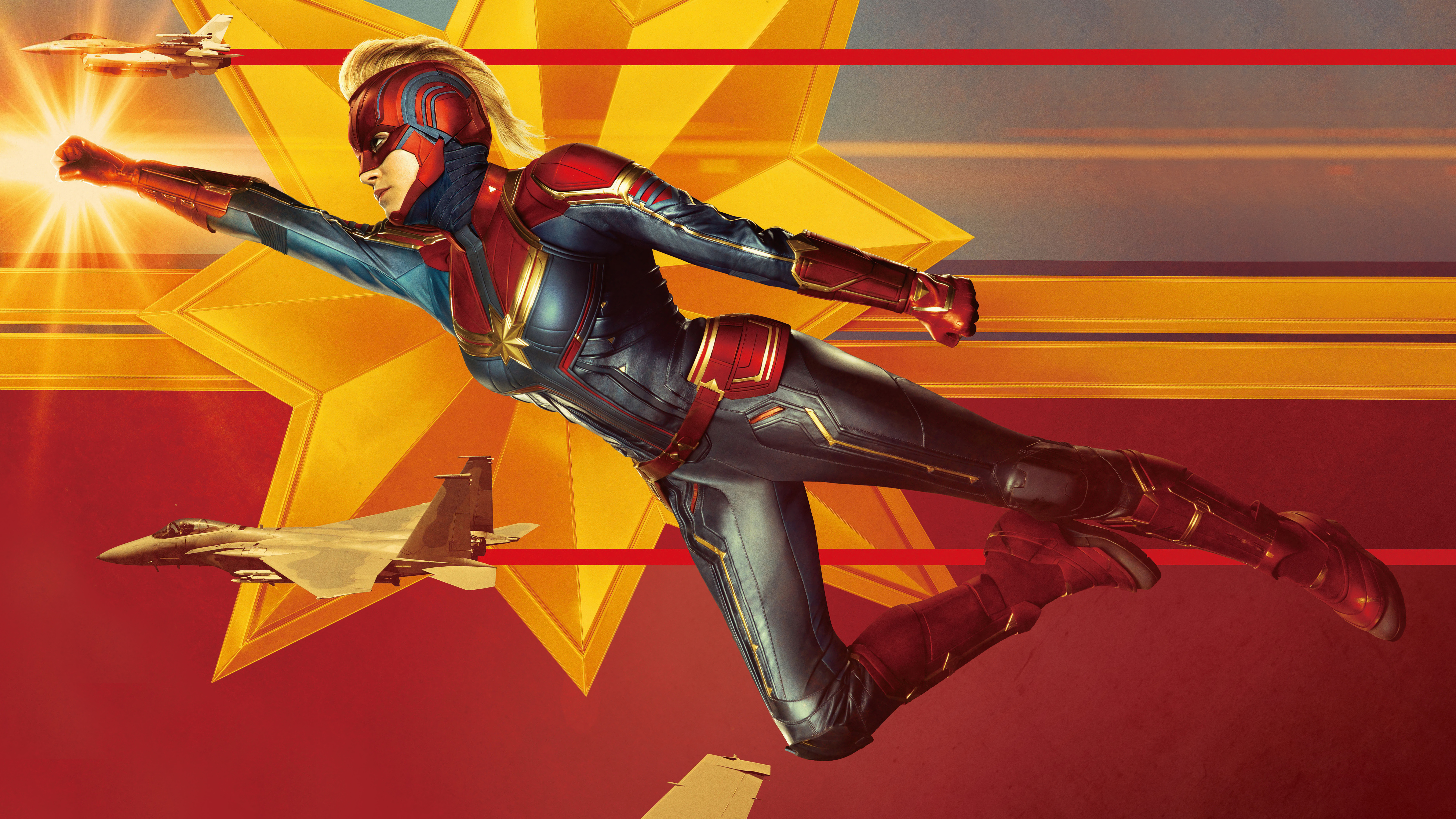 Captain Marvel Movie 8K Wallpaper