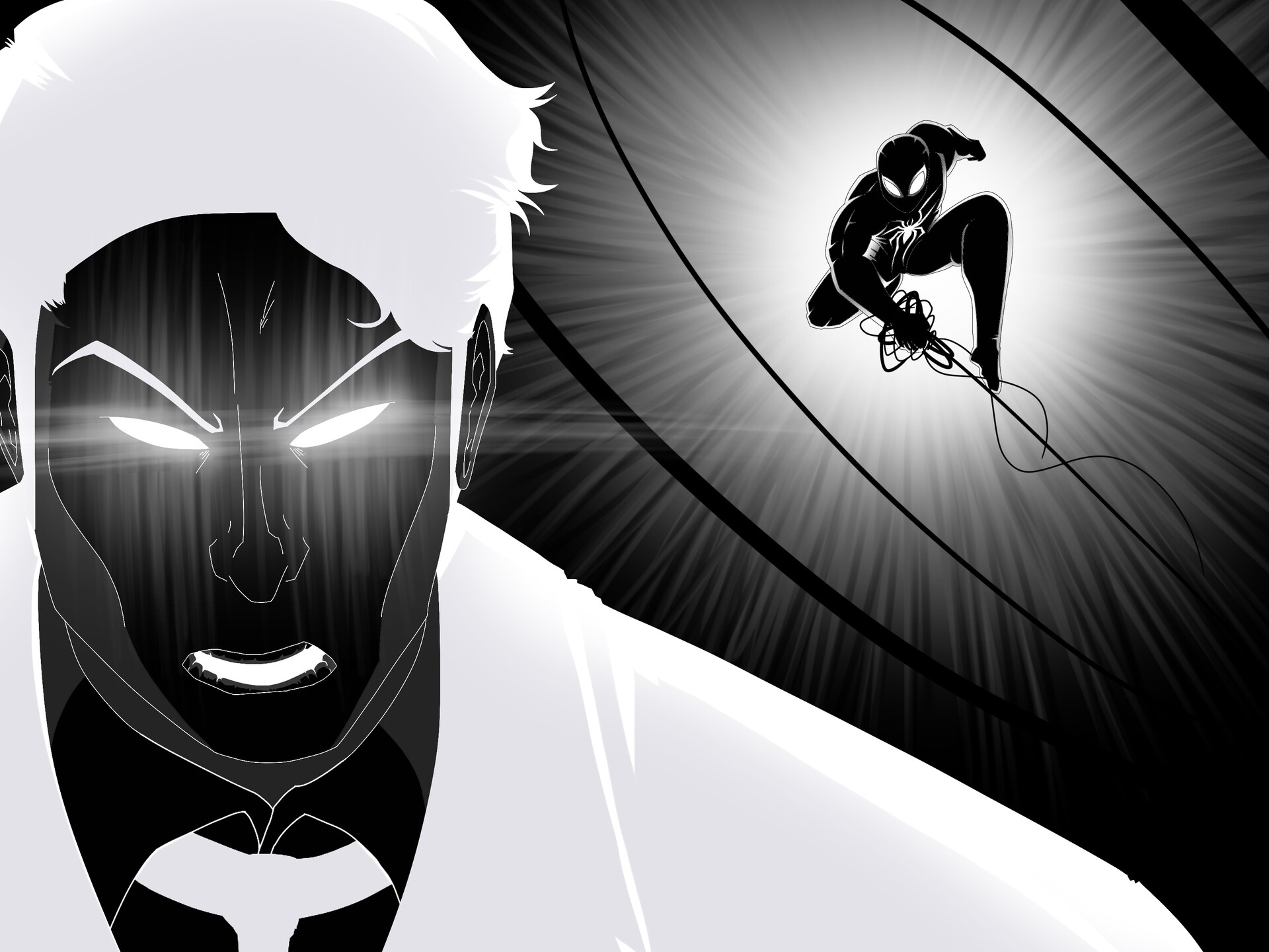 Mister Negative + Spider Man