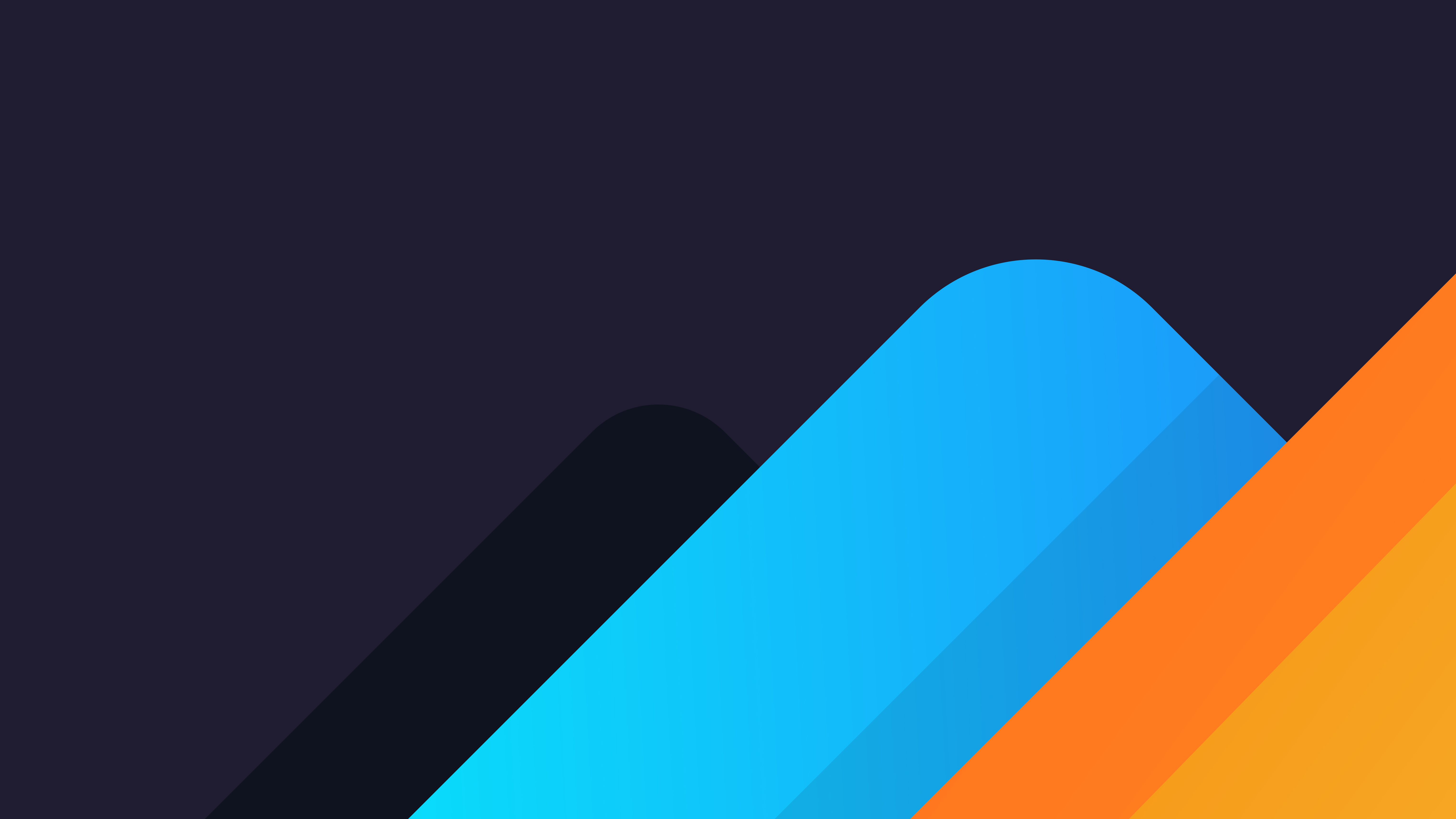 Artistic Shapes 4K, Minimalist Gallery HD Wallpaper