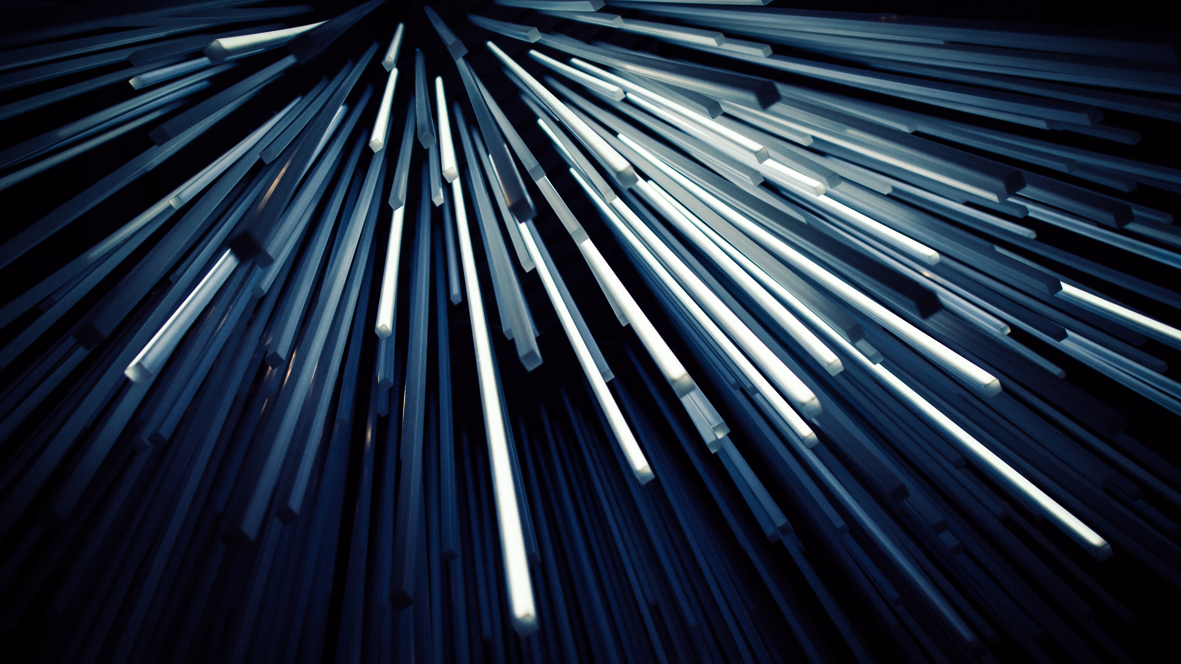 Wallpaper 4k Abstract Shapes Pipes 4k Wallpaper