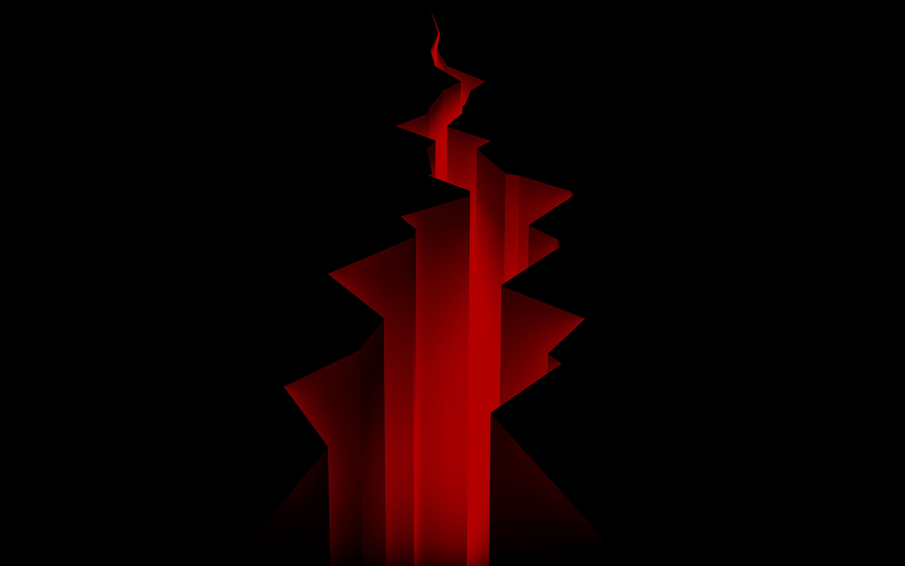 Download wallpaper 3840x2400 lines, stripes, red, black 4k ultra HD 16:10 HD background