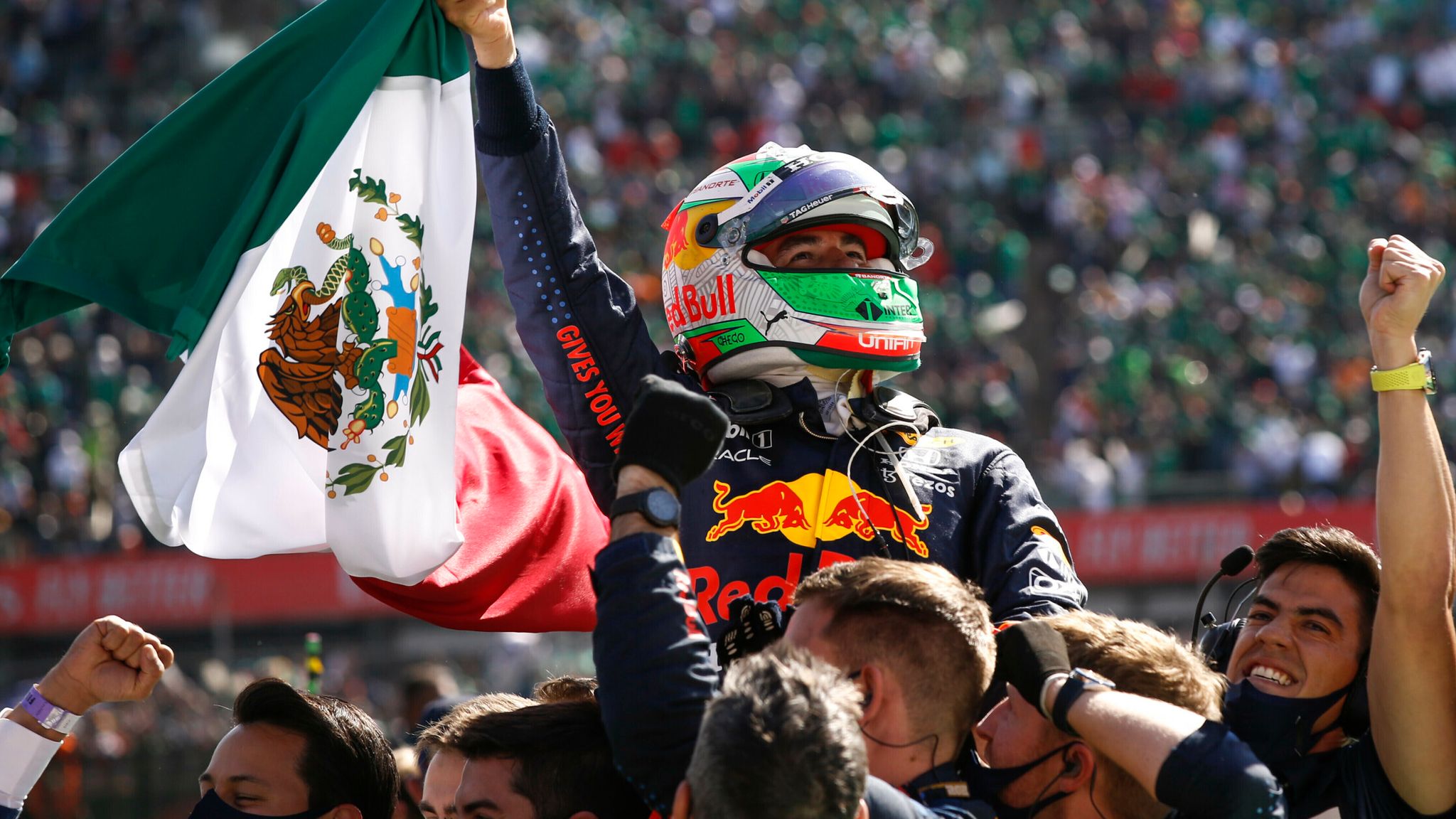 Mexico City GP: Sergio Perez lives dream on home podium as Red Bull hail F1 form and 'best team spirit'