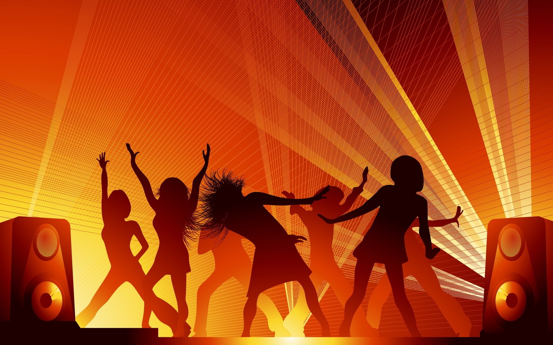 Vector, Disco, Dance, Girls Gallery HD Wallpaper