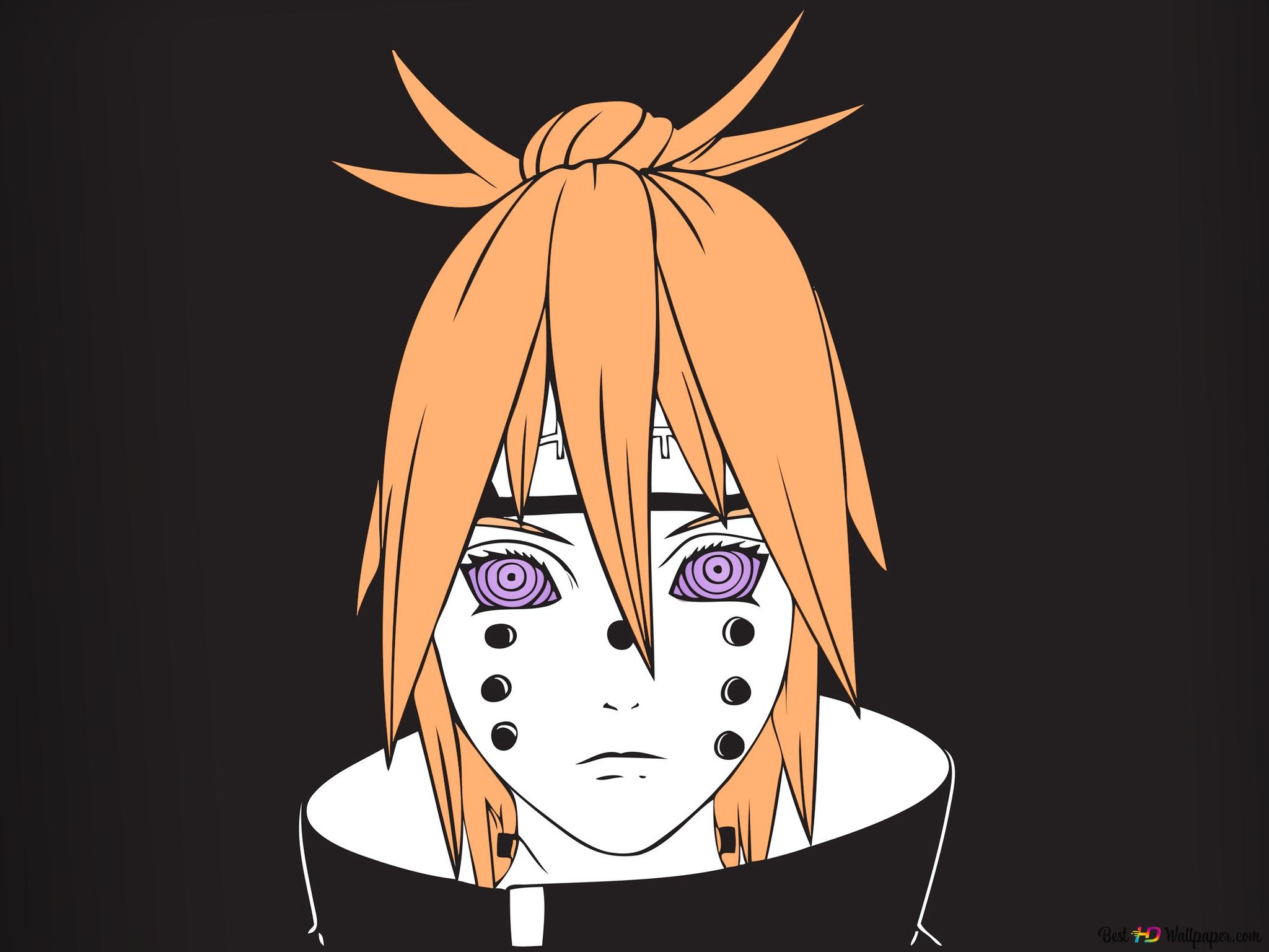 Pain Ajisai illusion eyes 2K wallpaper download
