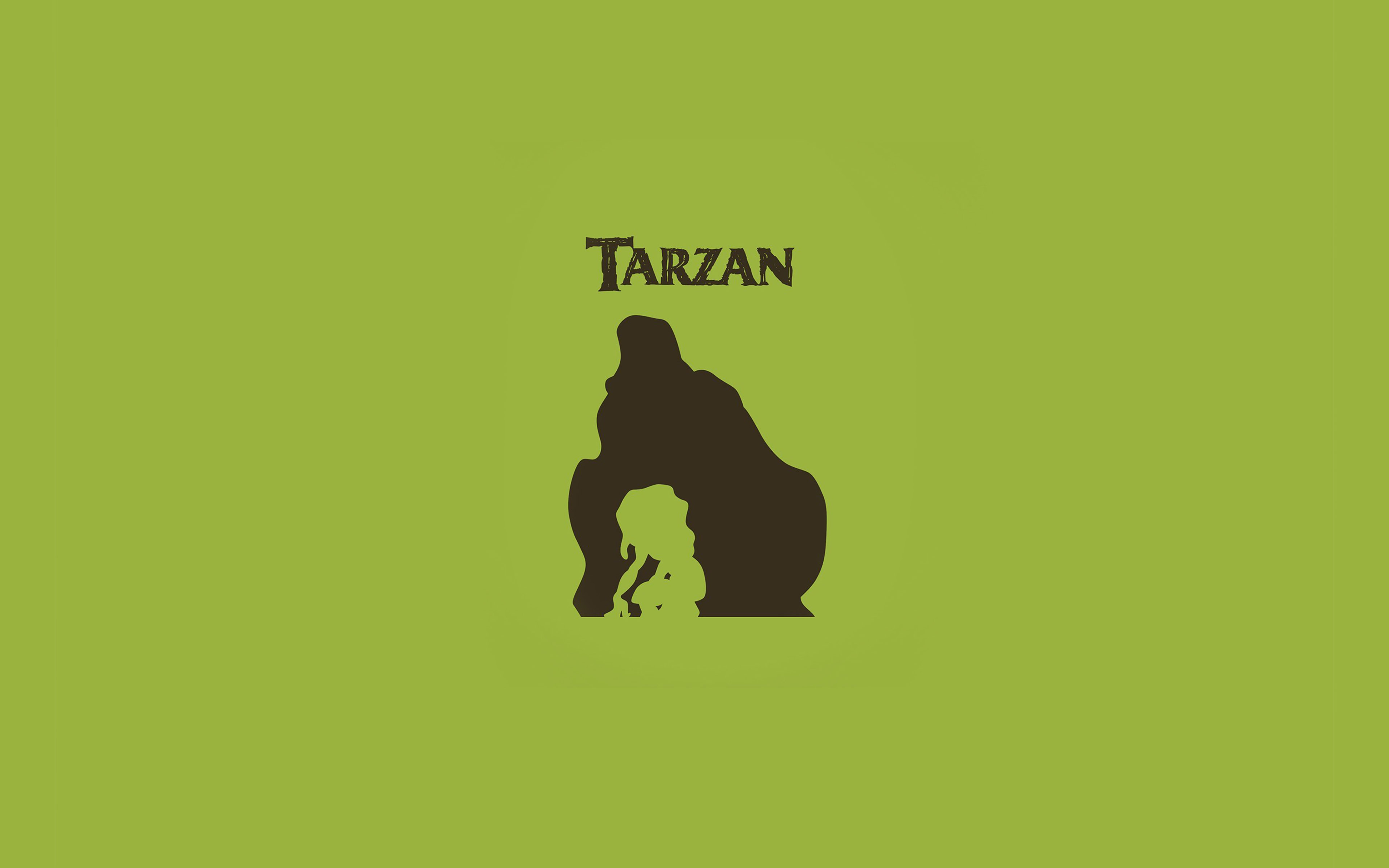 wallpaper for desktop, laptop. tarzan minimal art