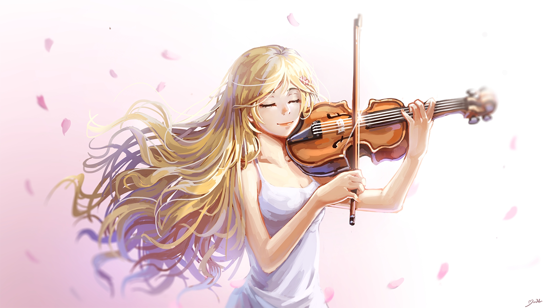 Violin Anime Girl by JacklinMendy on DeviantArt