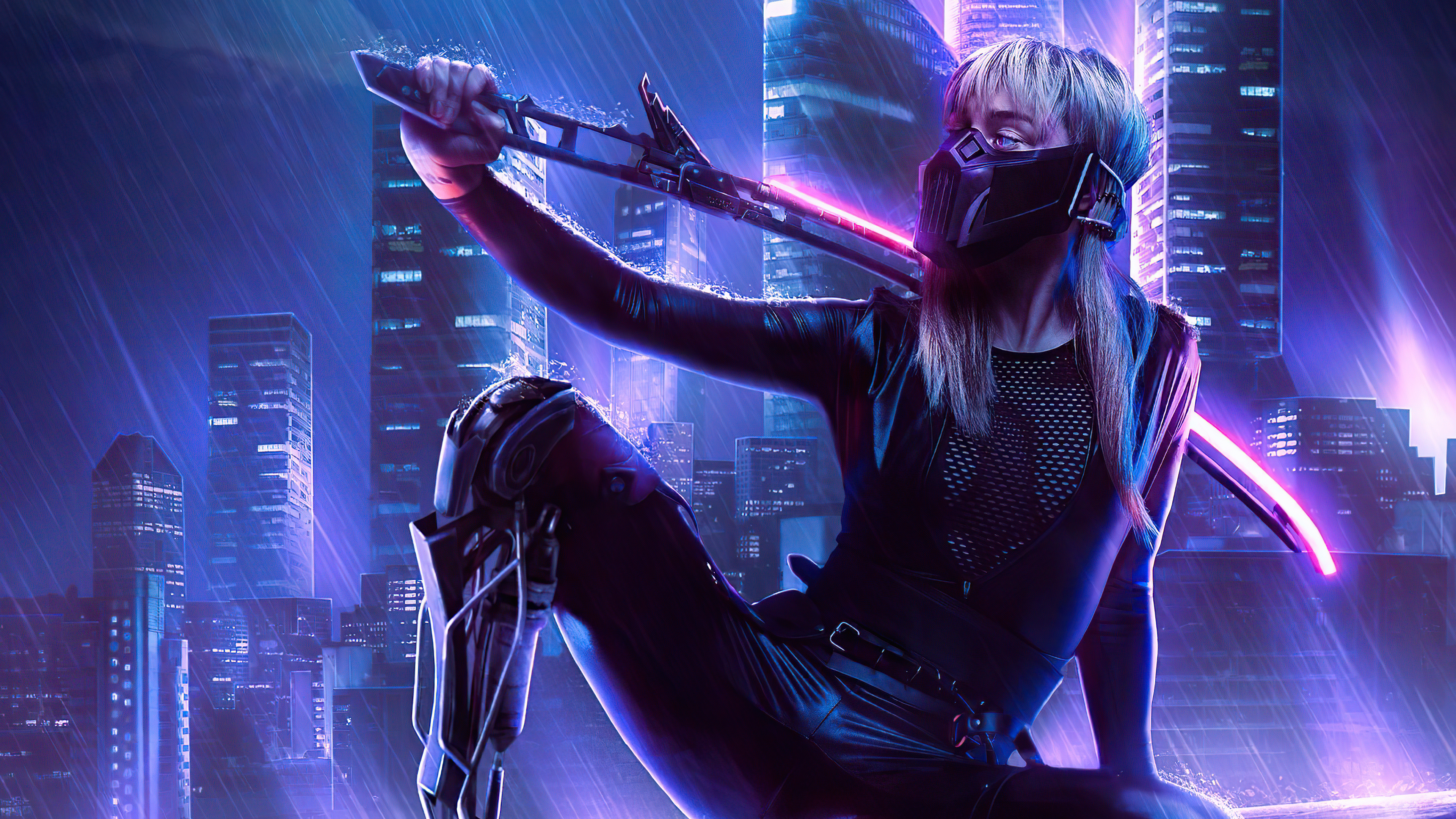 Wallpaper 4k Urban Samurai 4k Wallpaper