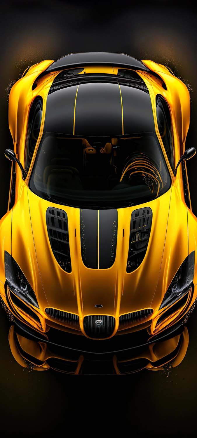 Yellow Sports Car IPhone Wallpaper HD Wallpaper, iPhone Wallpaper