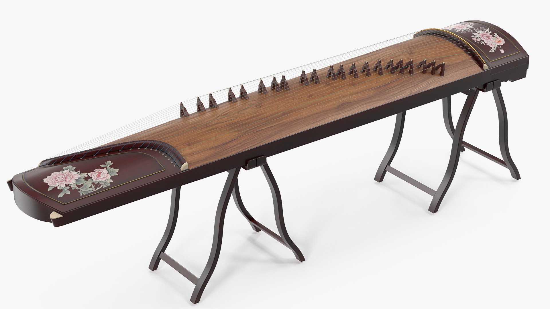 3D guzheng string instrument chinese