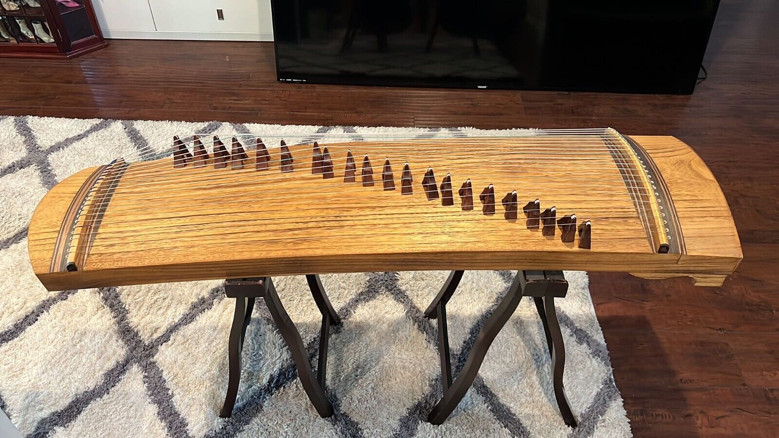 String Guzheng Chinese Zither Harp Instrument 50&; Long