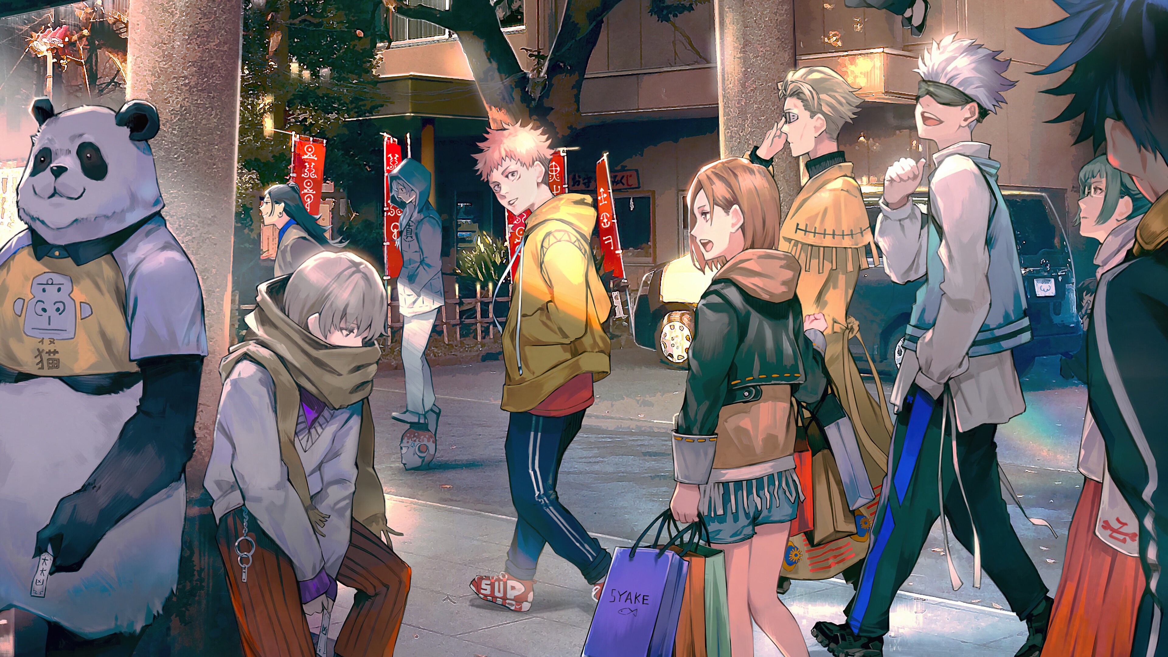 wallpaper, jujutsu kaisen, anime, characters, 4k, HD Gallery HD Wallpaper