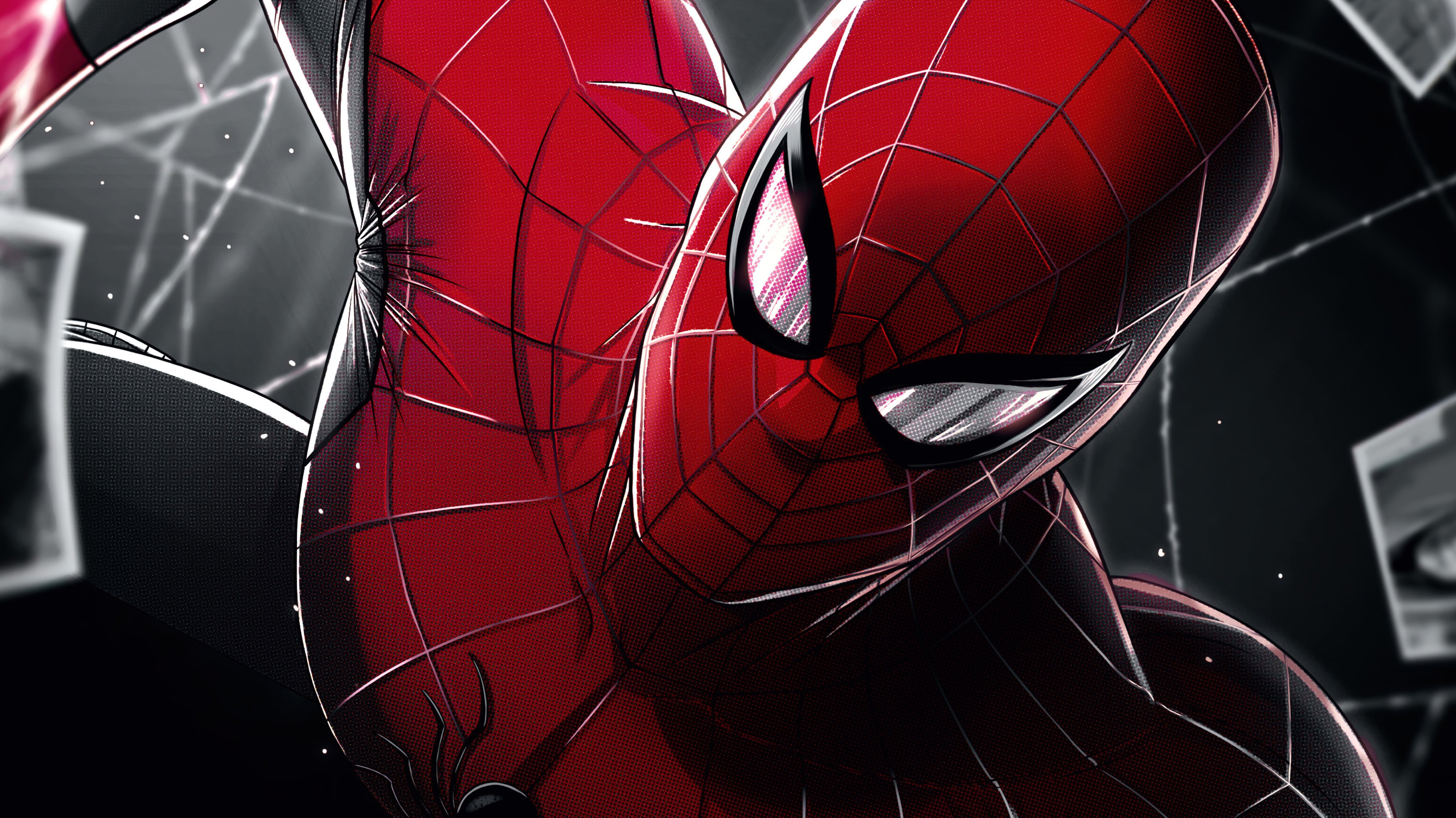 Spider Man Wallpaper 4K, Marvel Superheroes, Marvel Comics