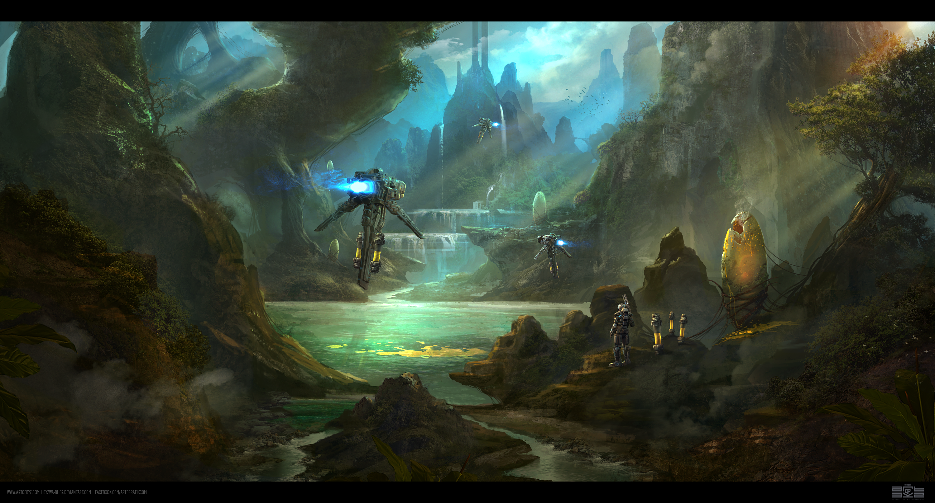 3000x1616 Sci Fi, Landscape Gallery HD Wallpaper