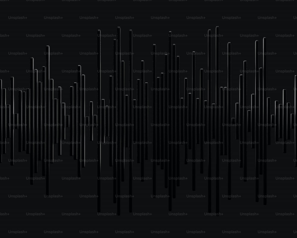 A black and white photo of a sound wave photo