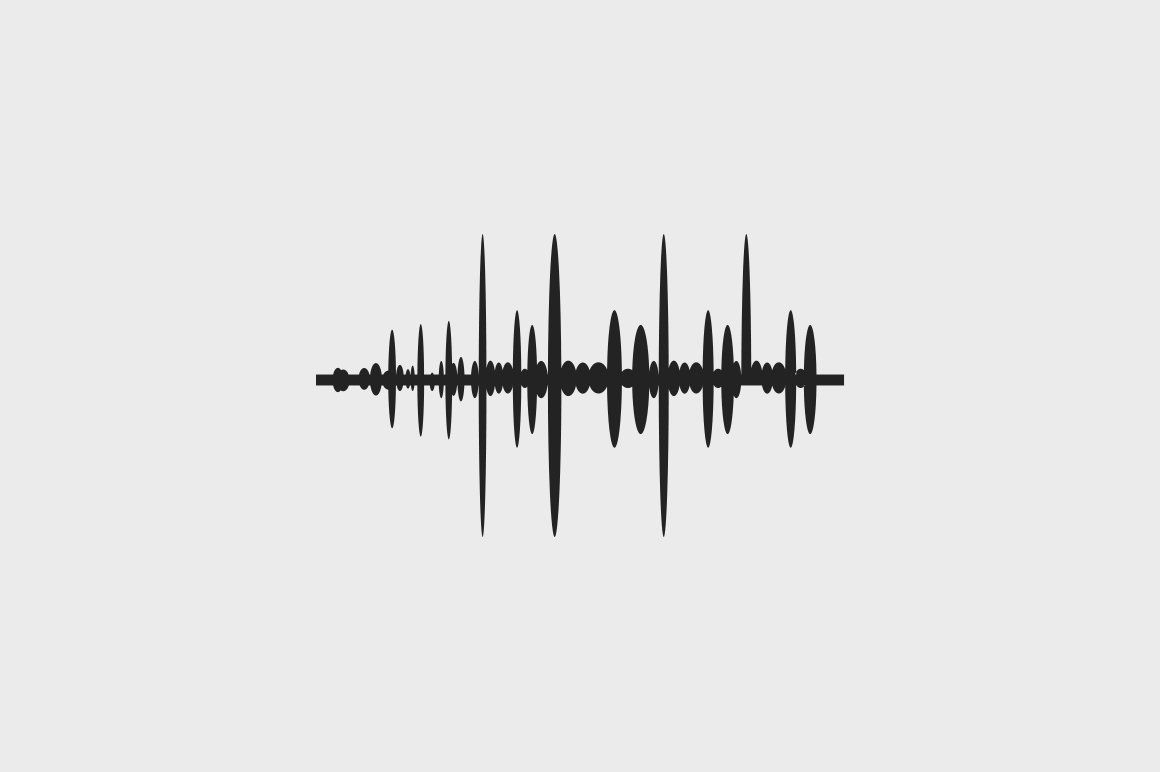Sound Wave Icon. Waves icon, Sound waves design, Sound waves