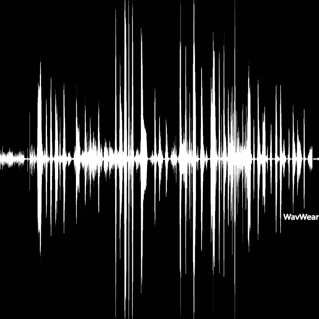 Sound Wave Art Music Print WavWear Classic Black and White Edition. Sound Wave and Custom Audio Design Prints. wavwear. Album art design, Soundwave art, Sound art