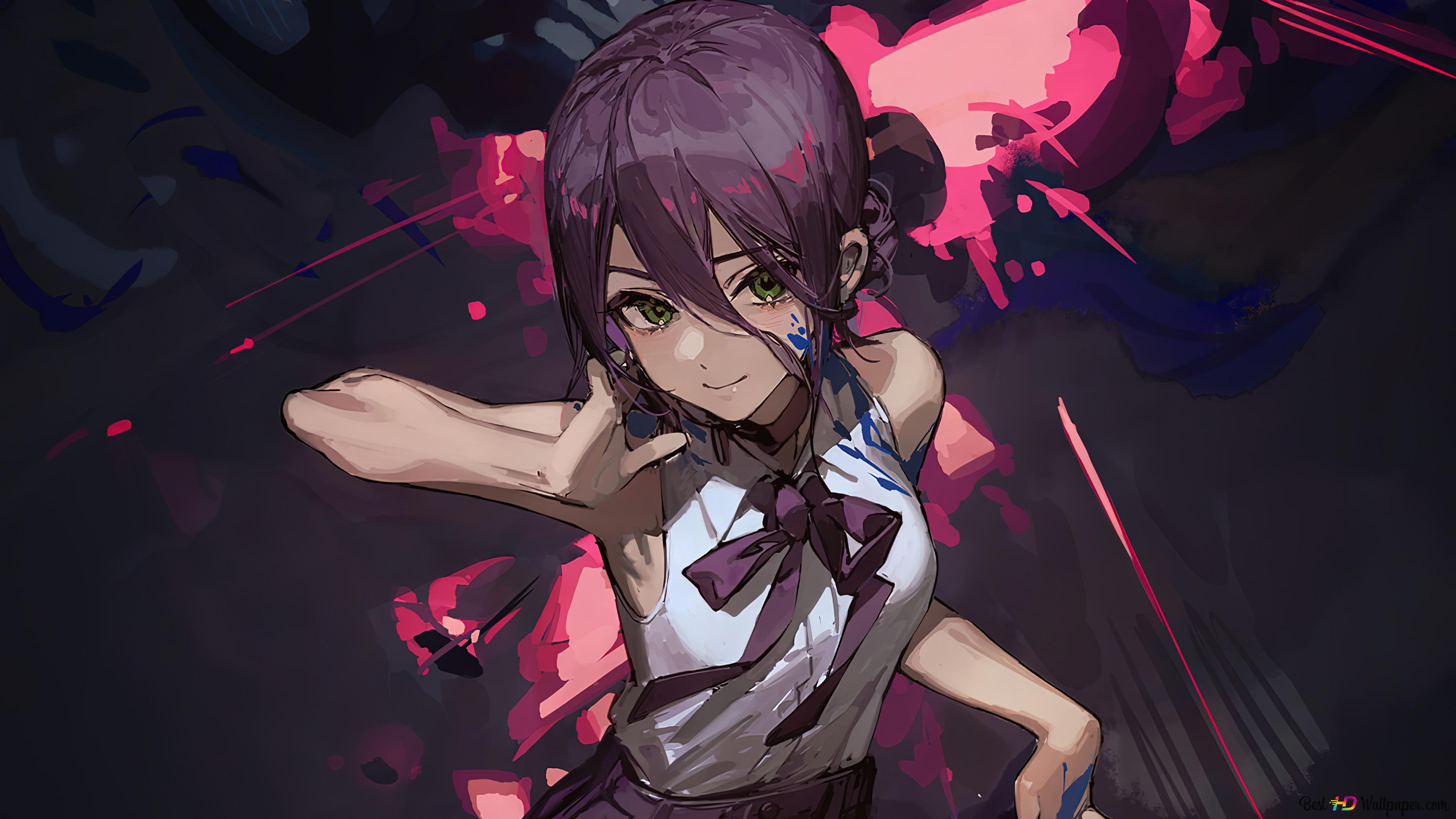 Reze Chainsaw man anime art 4K wallpaper download