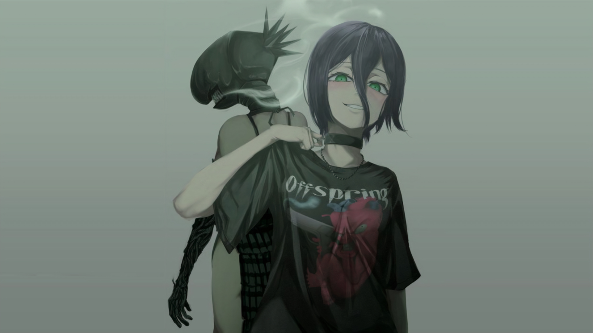 Reze Chainsaw Man Chainsaw Man Devil Devil Girl Anime Girls Anime Manga Green Eyes Wallpaper:1920x1080