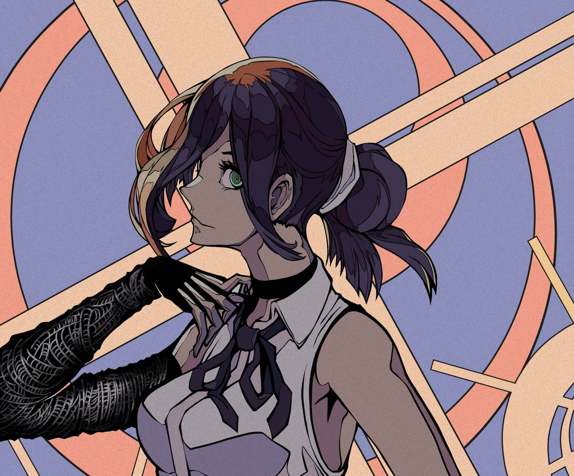 Download Chainsaw Man Unleashing His True Power Wallpaper