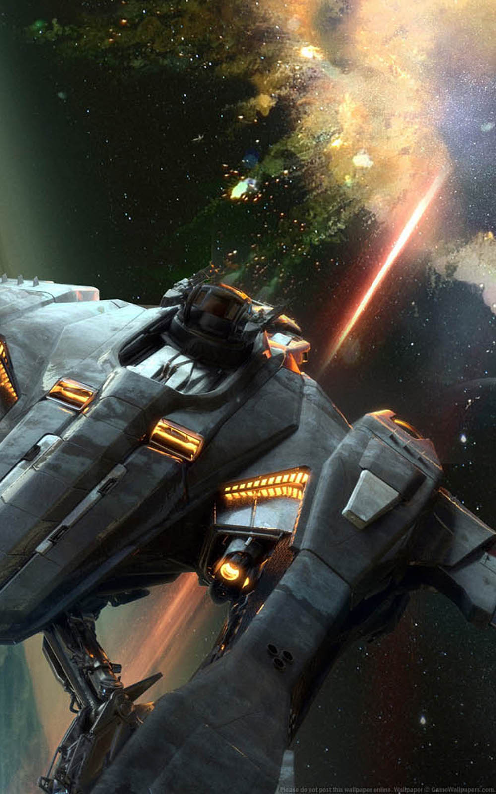 War Space Ship Citizen 4K Ultra HD Mobile Wallpaper