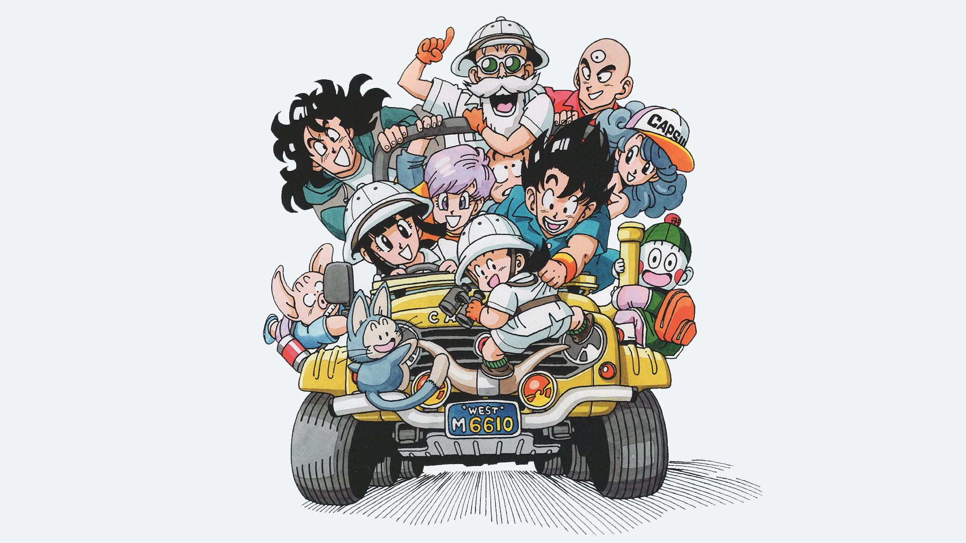 Wallpaper / 1080P, Bulma, Dragon Ball Z, Son Gohan, Master Roshi, Dragon Ball, Yamcha, Manga, Chi Chi, Tien Shinhan, Son Goku Free Download