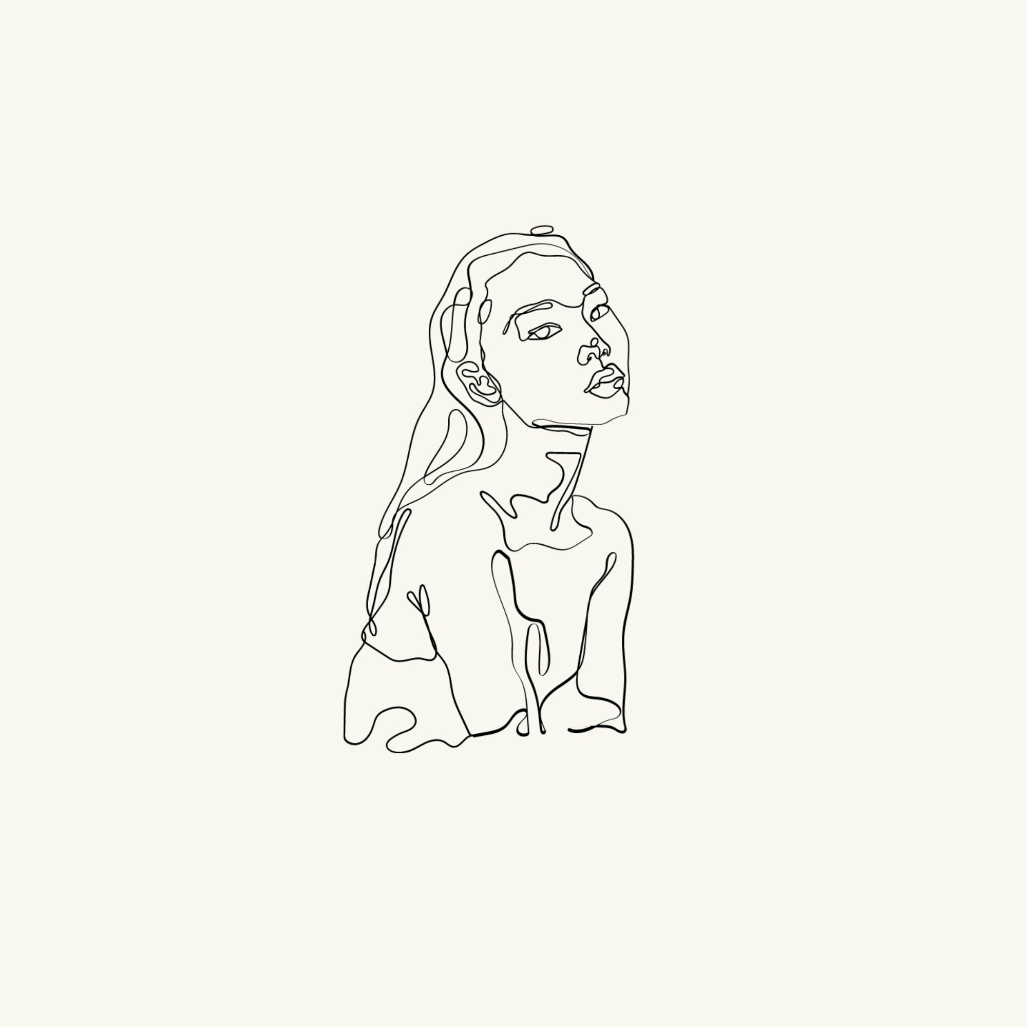Set Desktop Wallpaper Minimalist Line Art