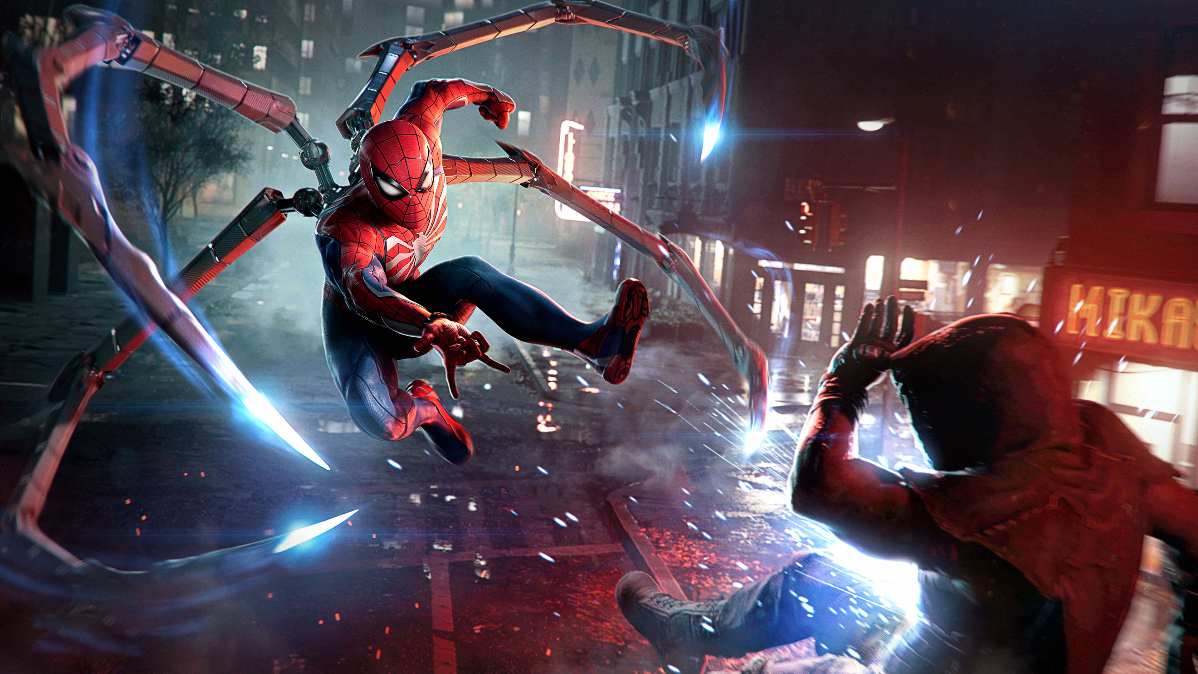 Wallpaper / PlayStation, 4K, Peter Parker, 4K, Spider Man, Insomniac Games, Playstation 5, Marvel's Spider Man 2, Sony Free Download