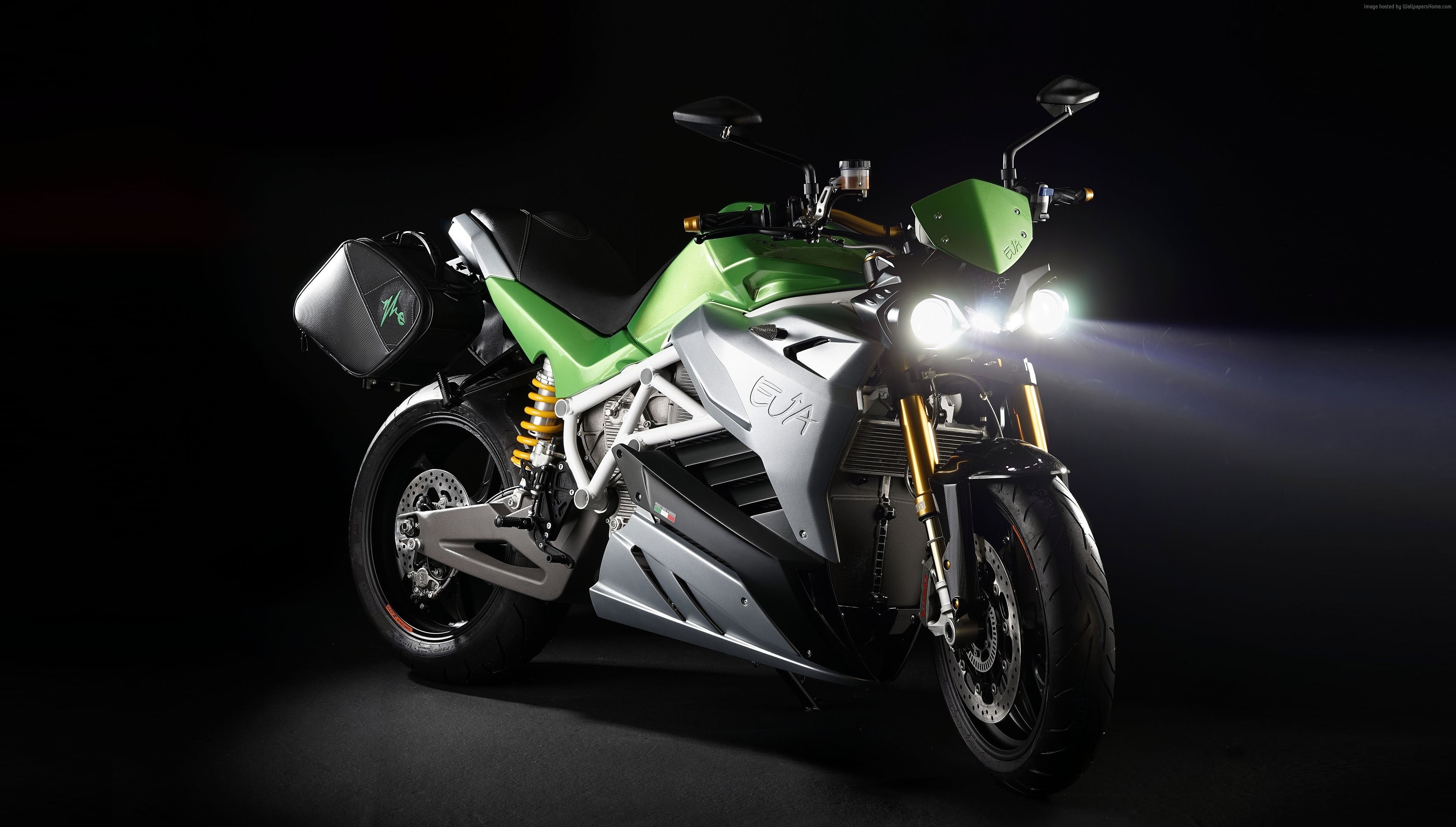 green, electric street fighter, electric, Energica Ego, electric bikes, best motorcycle Gallery HD Wallpaper