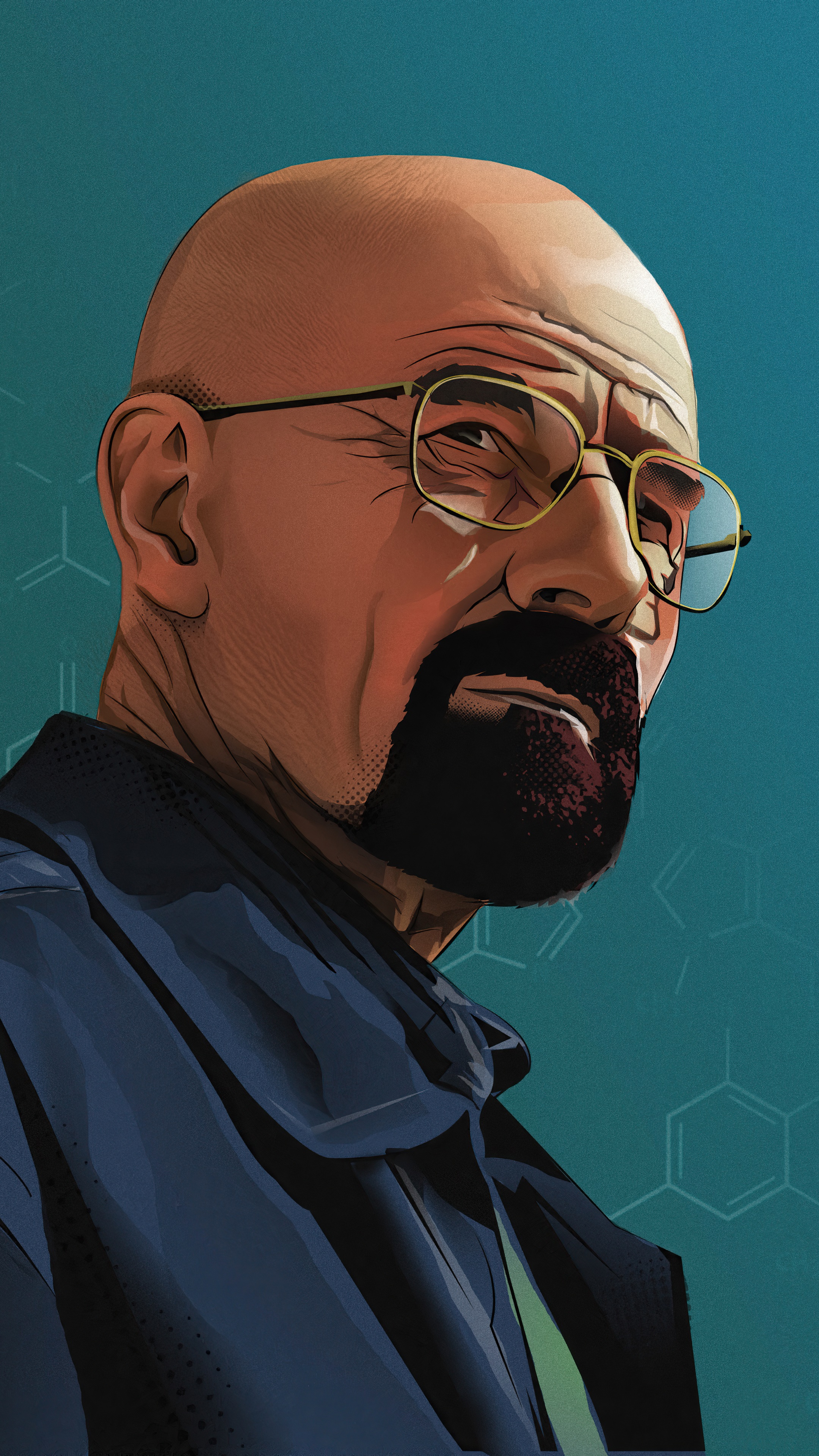 breaking bad, tv shows, heisenberg, walter white, hd, 4k, behance Gallery HD Wallpaper