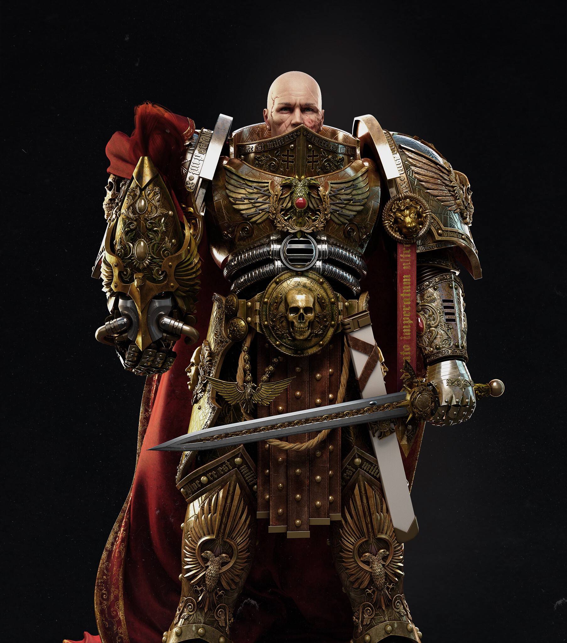 Warhammer 40,000, Adeptus Custodes, futuristic, science fiction Gallery HD Wallpaper