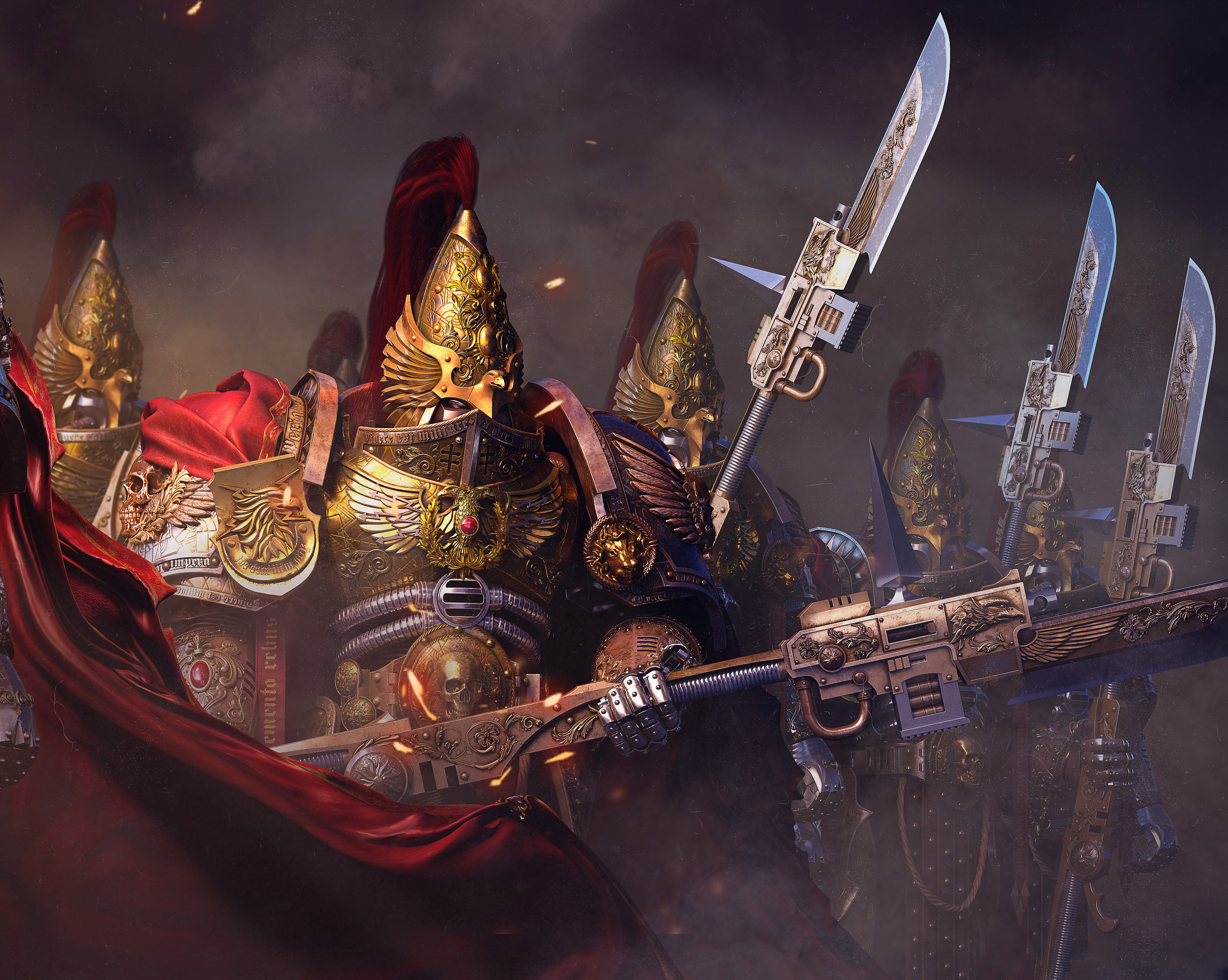 Adeptus Custodes Warhammer40K fanart