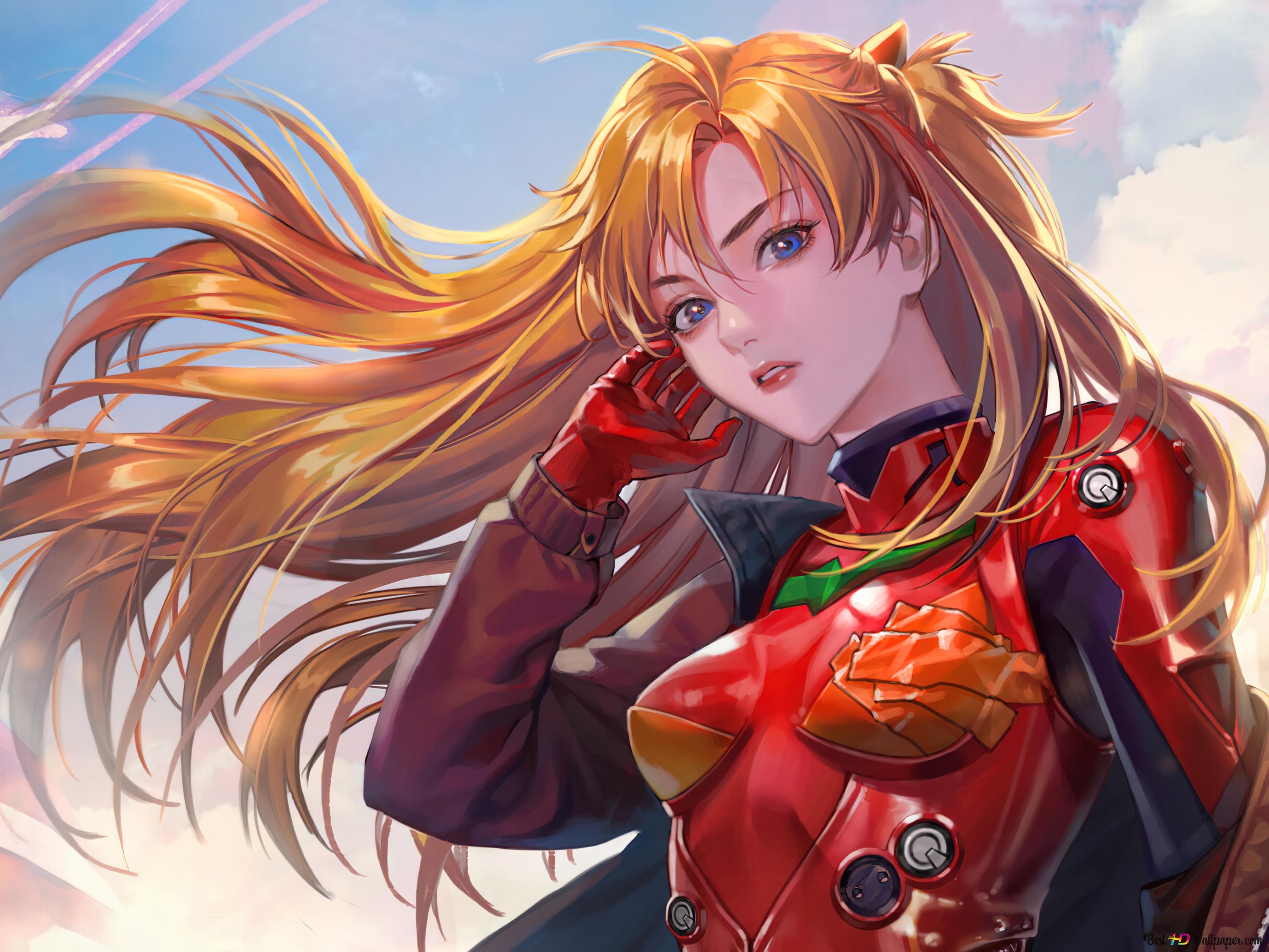 Neon Genesis Evangelion, Asuka Langley Sohryu 4K wallpaper download