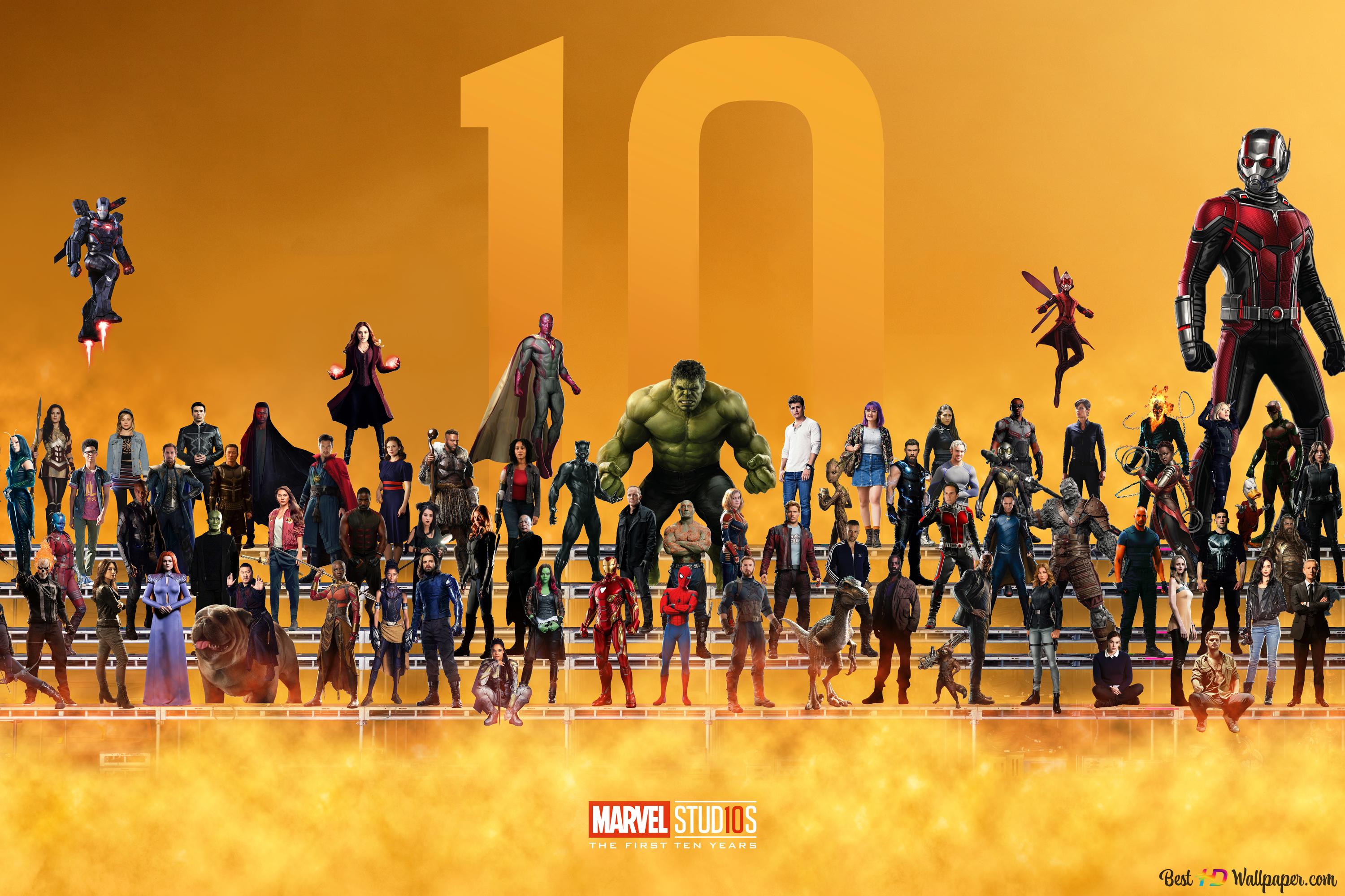 Marvel studio presents 8K wallpaper download