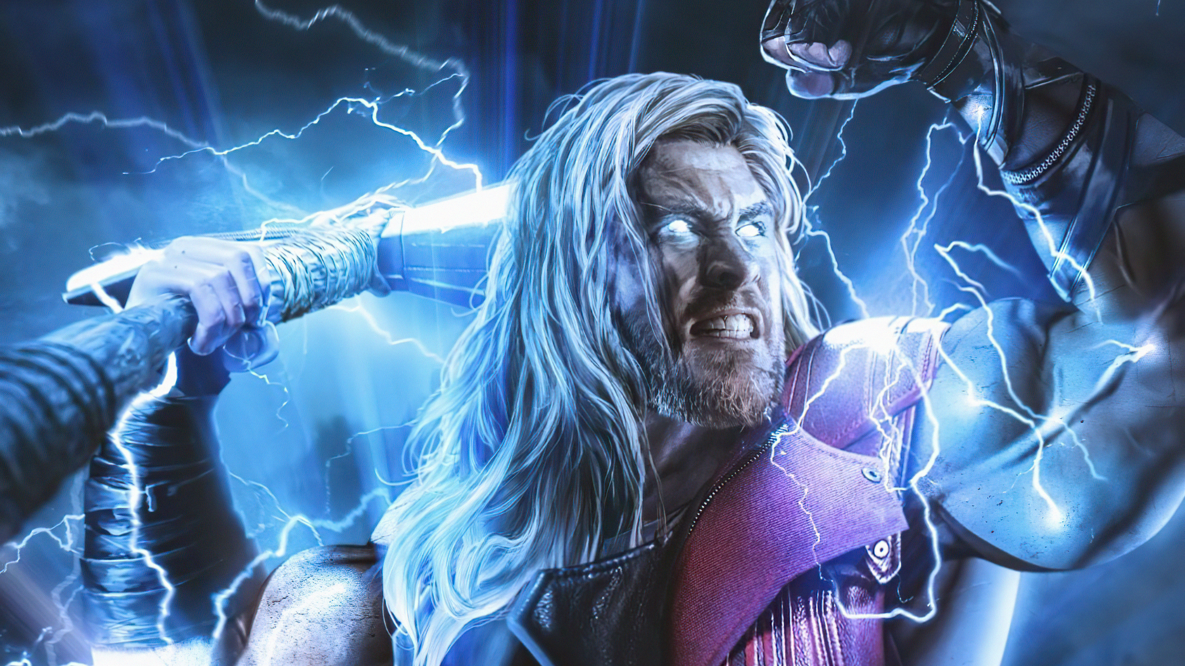 Wallpaper Visual Effects, Thor, Deadpool, Marvel Cinematic Universe, Marvel Studios, Background Free Image