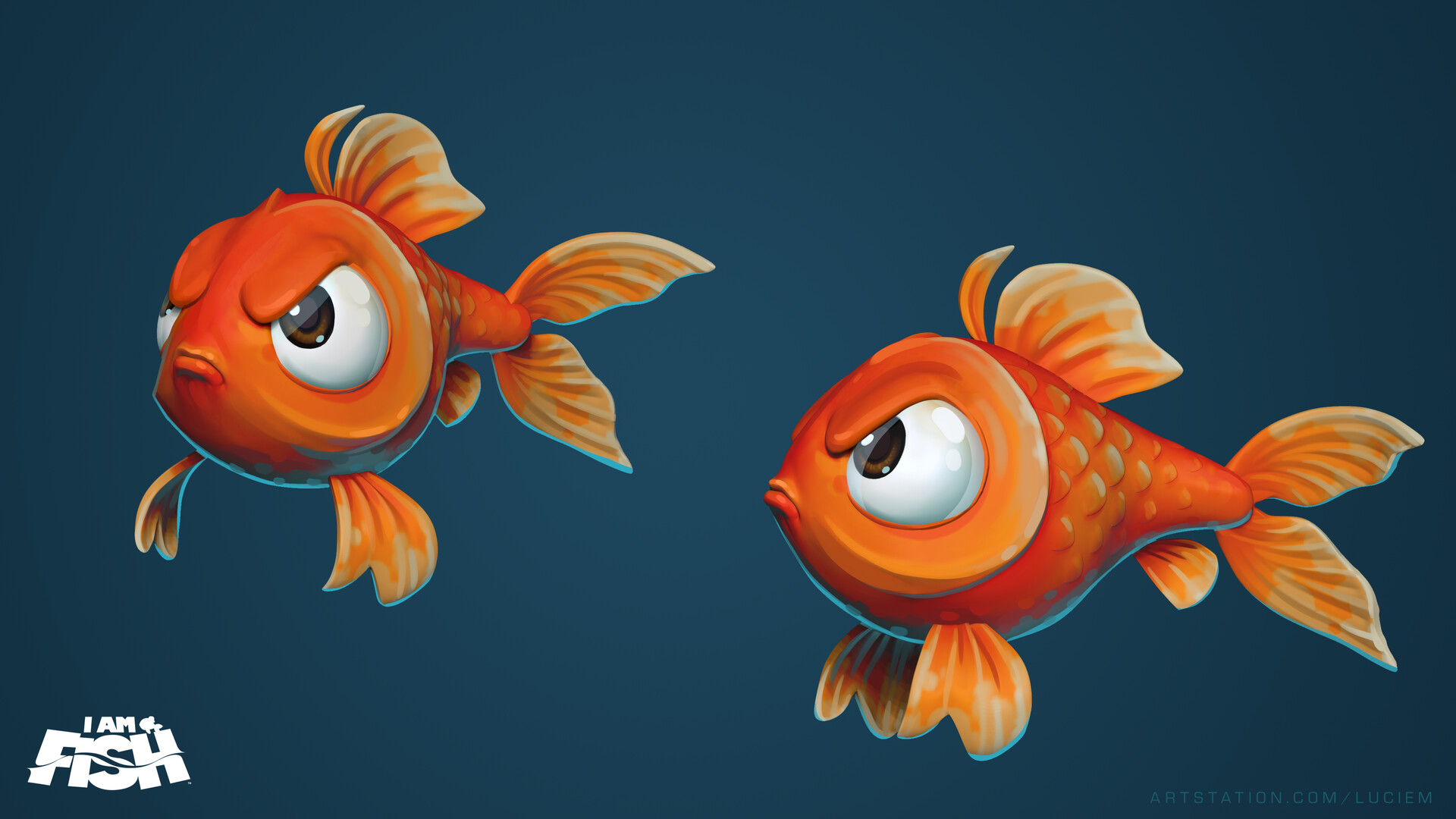 I Am Fish _ Goldfish Concept