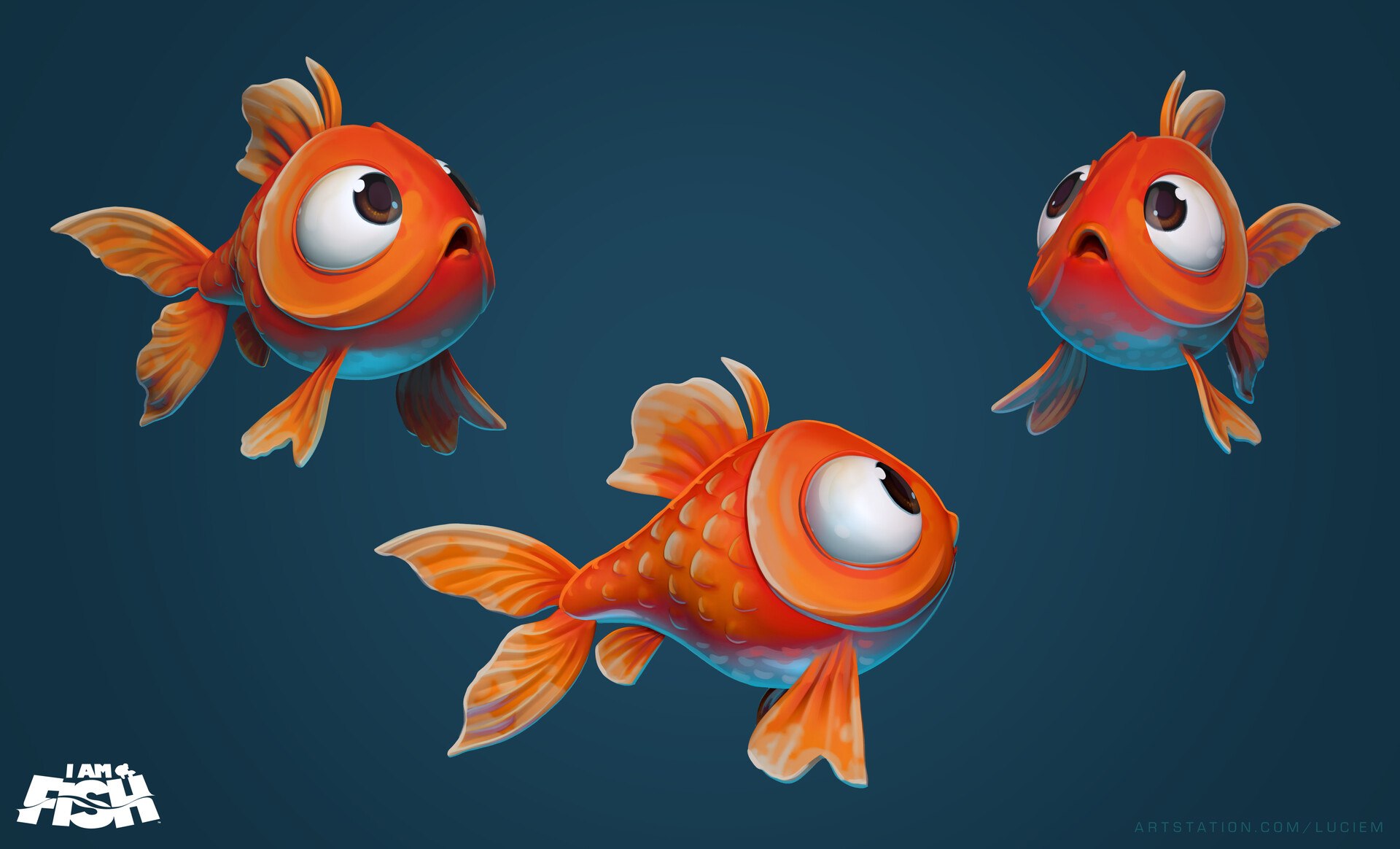 I Am Fish _ Goldfish Concept