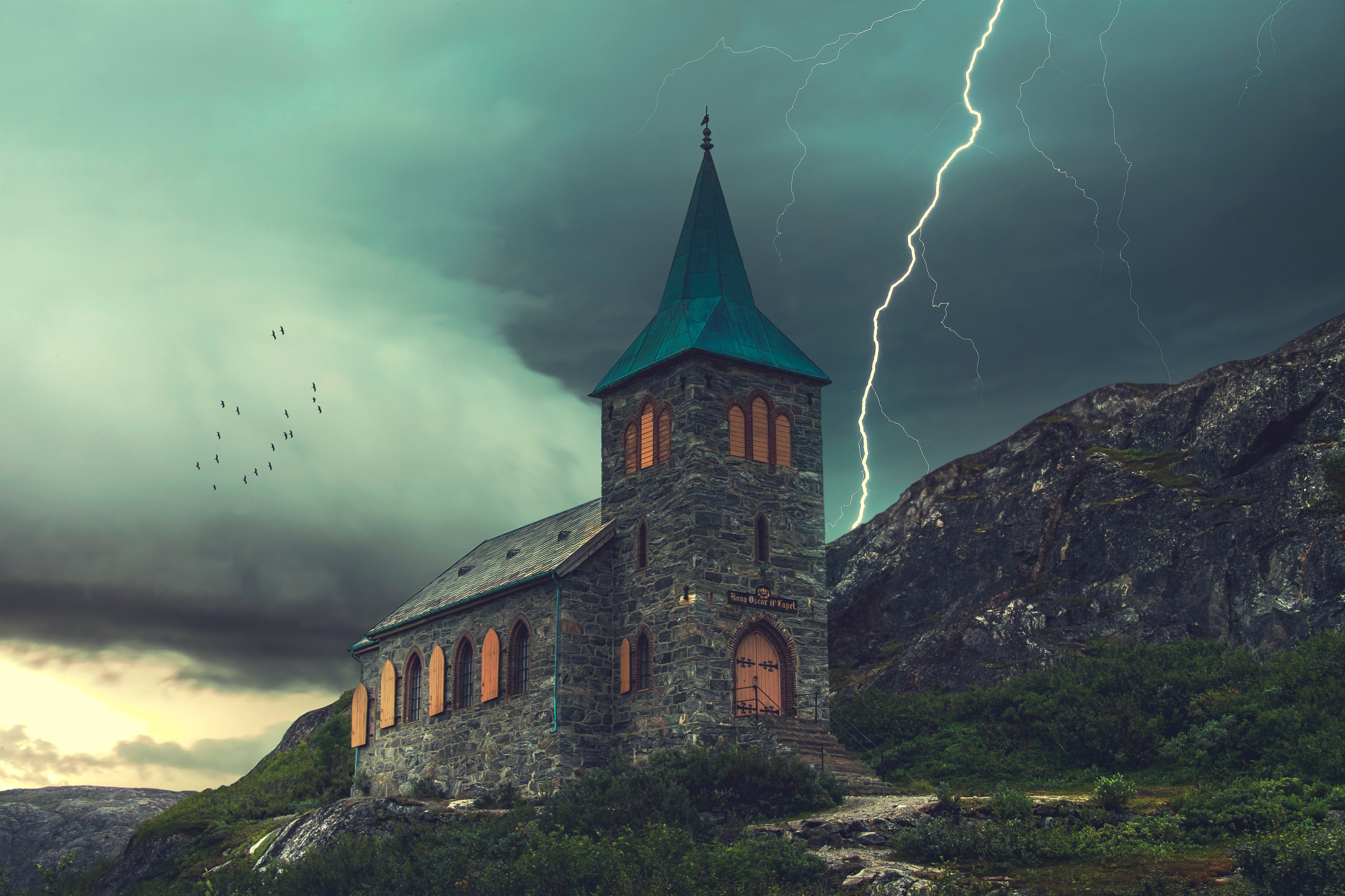 4K Thunderstorm Wallpaper and Background Image