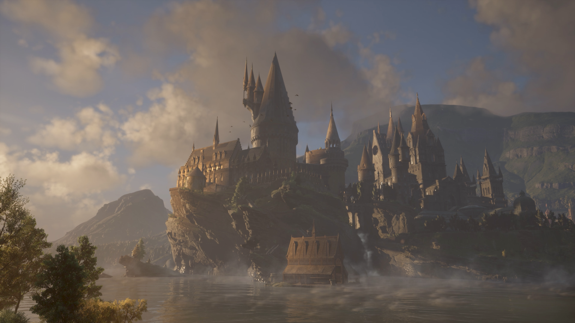 Download Hogwarts Castle Video Game Hogwarts Legacy HD Wallpaper