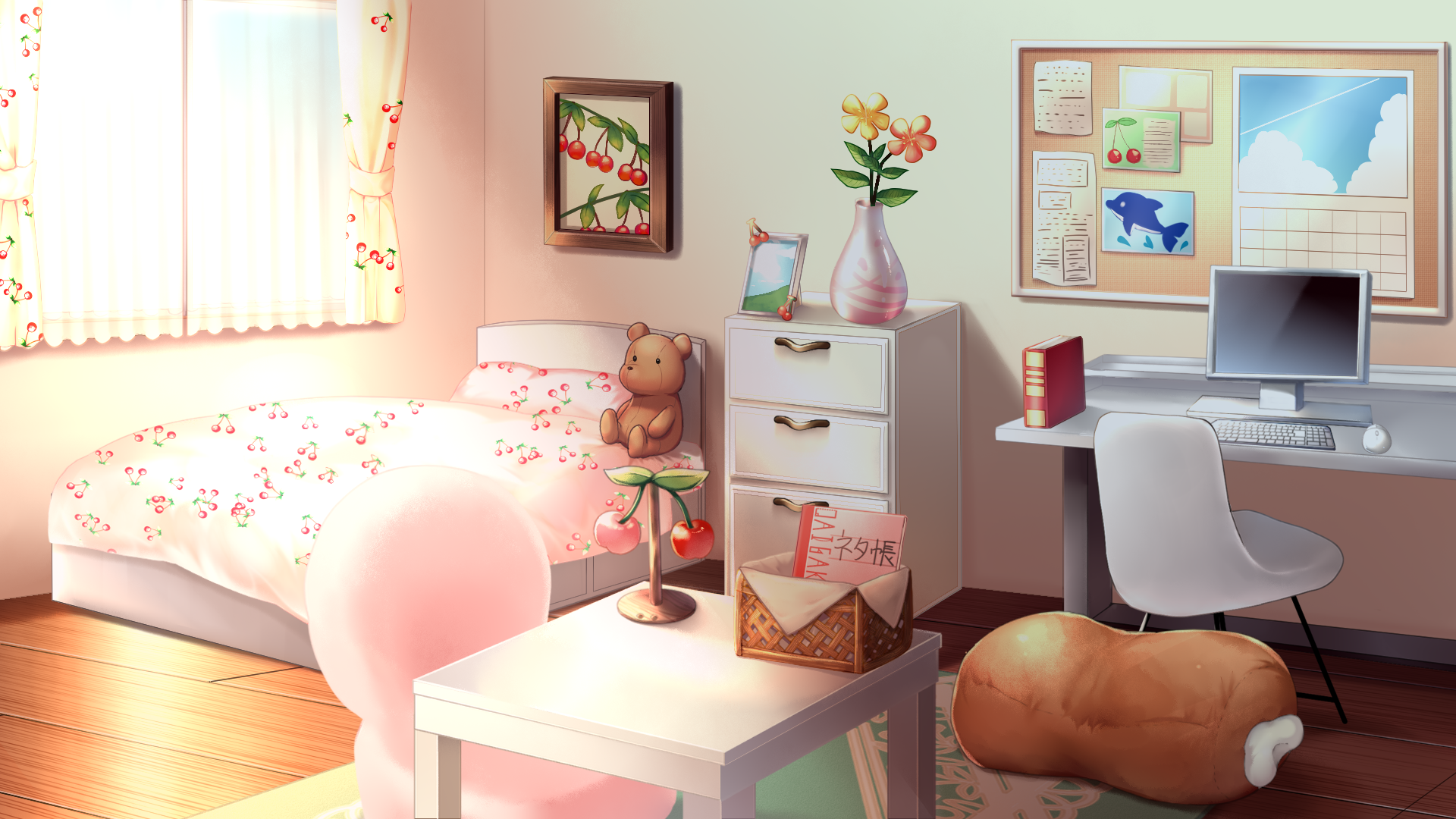 Anime Bedroom Desktop Wallpaper HD