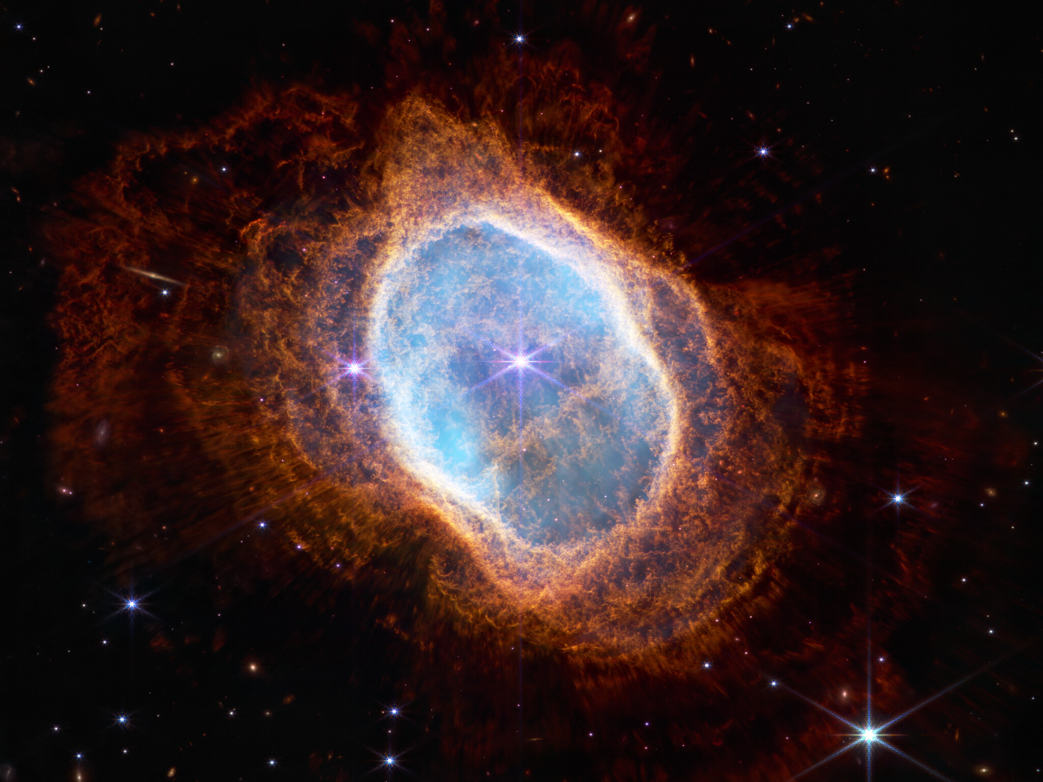 Southern Ring Nebula (NIRCam Image)