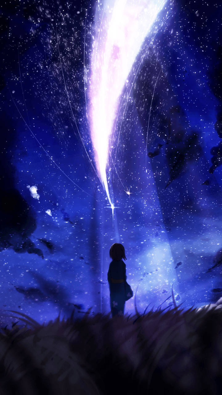 Download Mitsuha Silhouette Kimi No Na Wa Phone Wallpaper