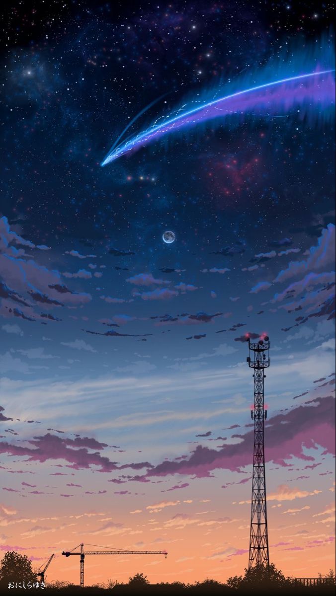 Best KIMI NO NAWA (YOUR NAME) PHONE WALLPAPERS ideas. your name anime, kimi no na wa, nawa