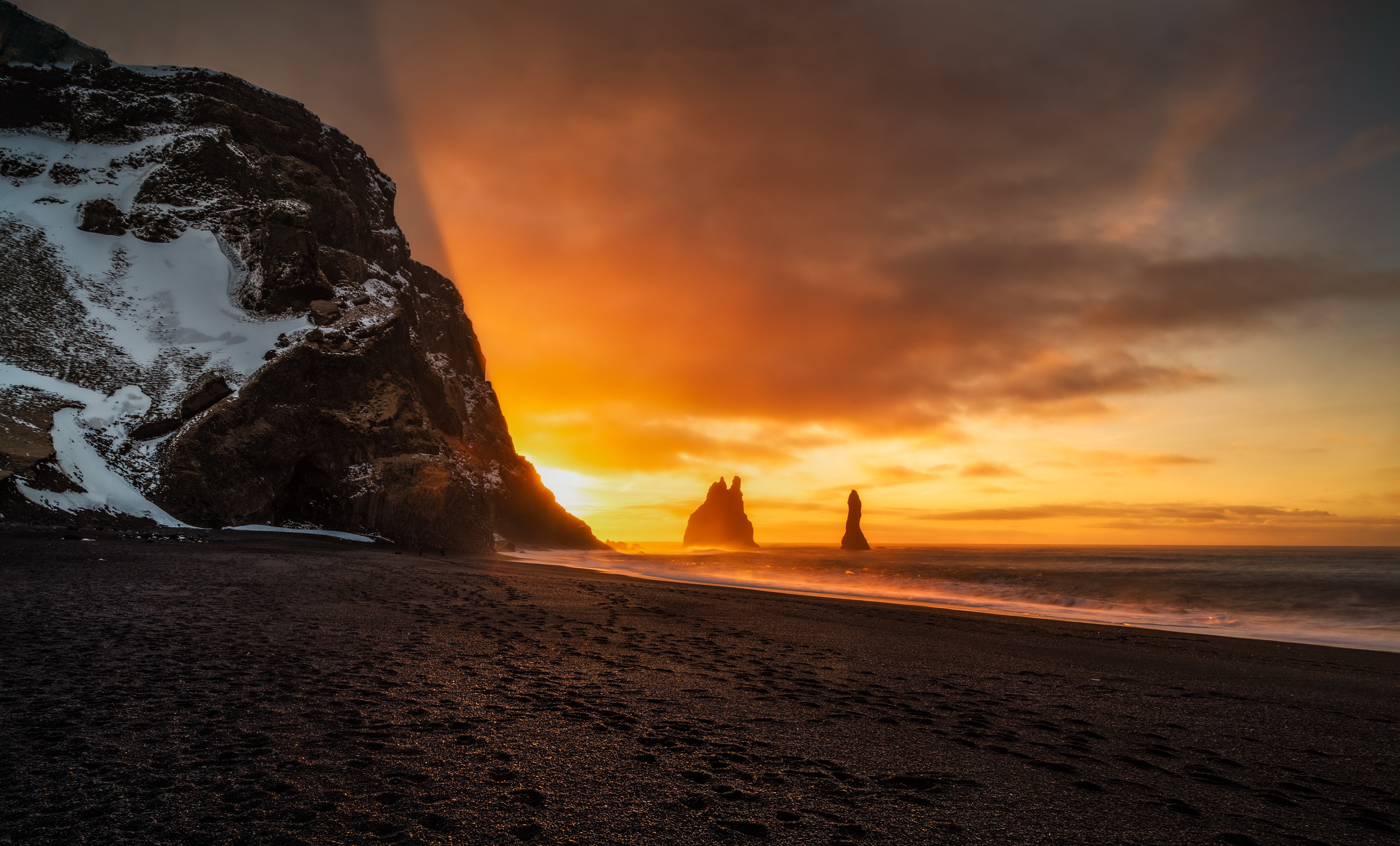 4K Sunset Wallpaper and Background Image