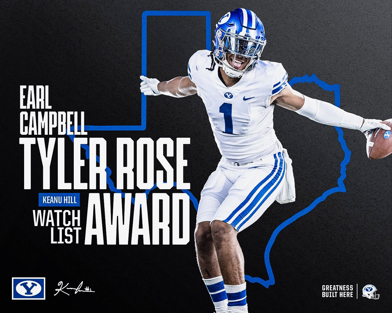 BYU FOOTBALL CAMPBELL TYLER ROSE AWARD WATCH LIST