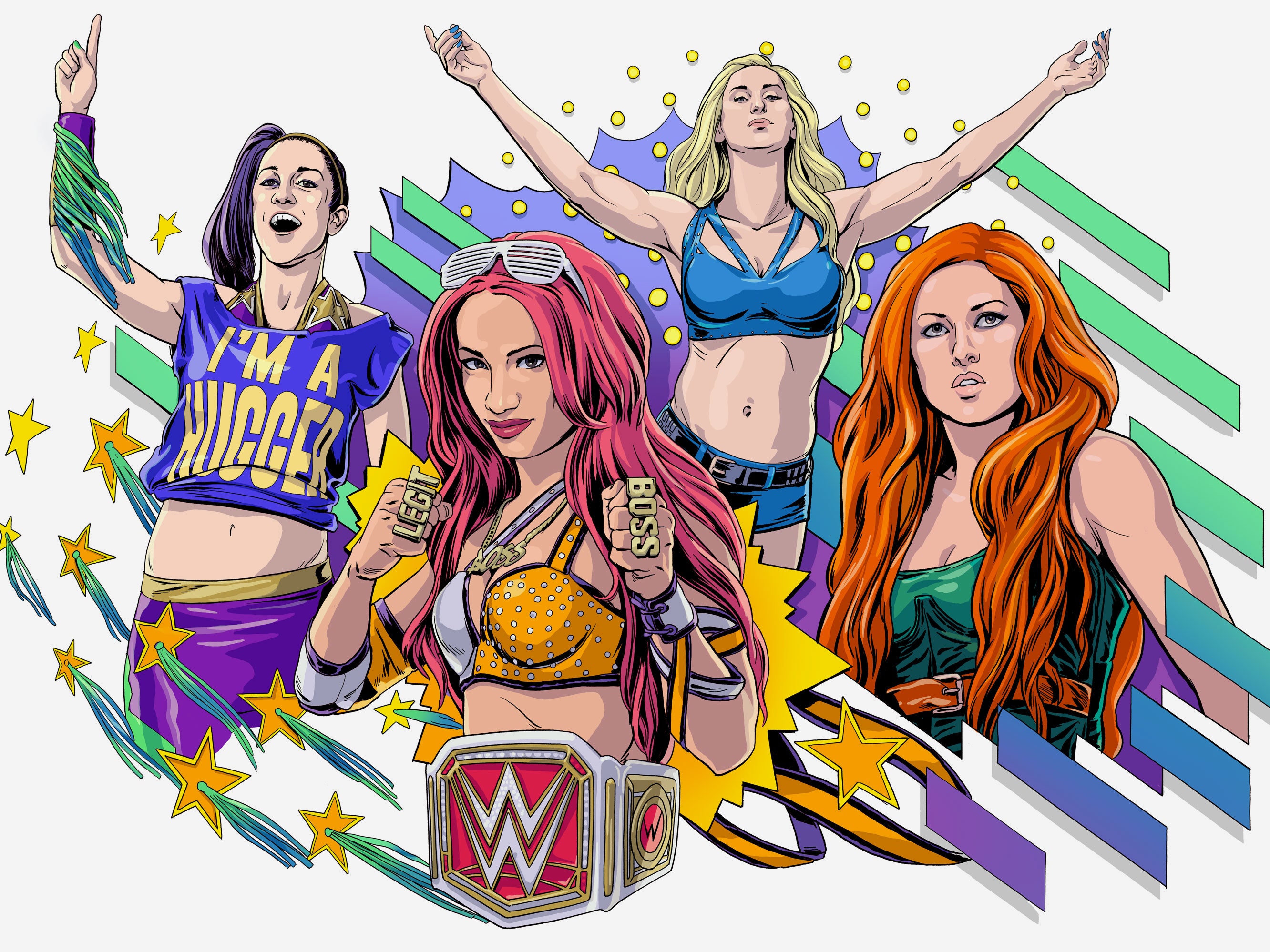 The Four Horsewomen of WWE