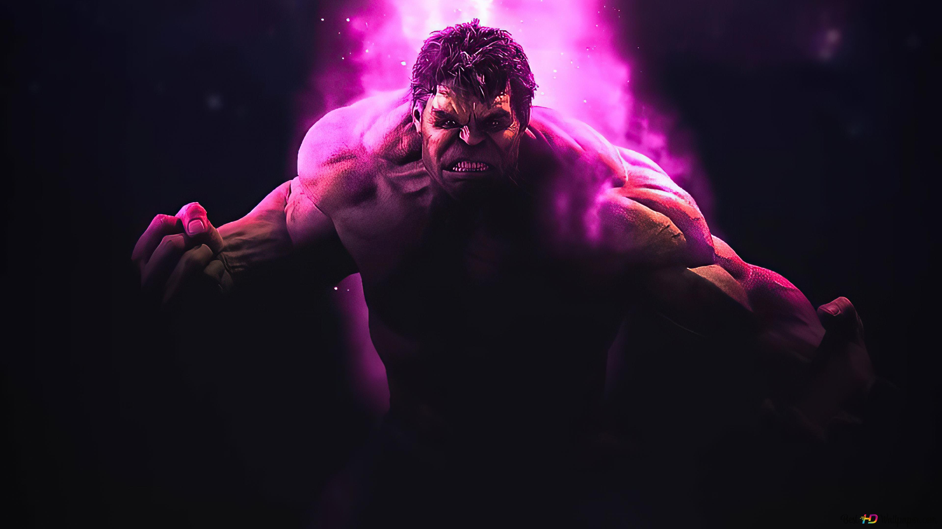 Angered Look Of Hulk 4K wallpaper download