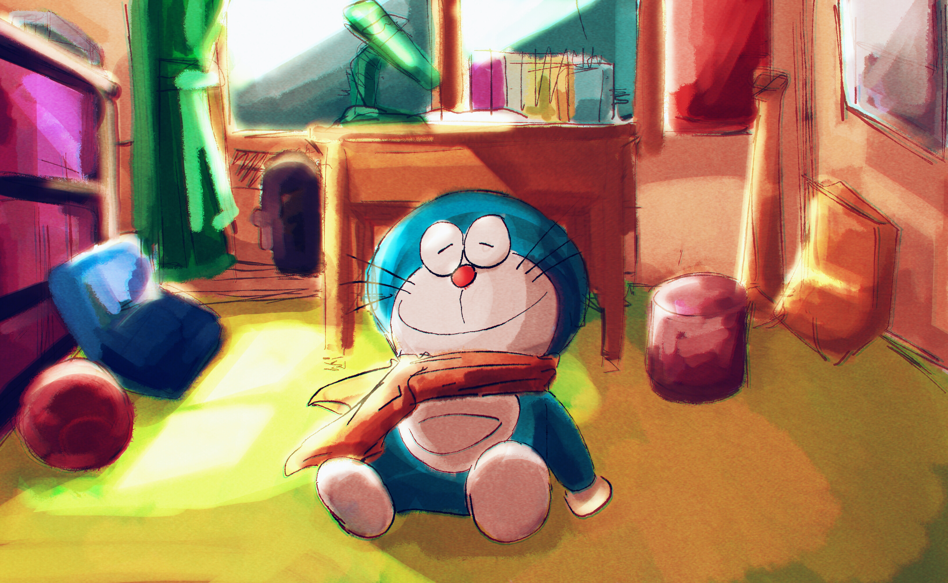 Anime Doraemon HD Wallpaper
