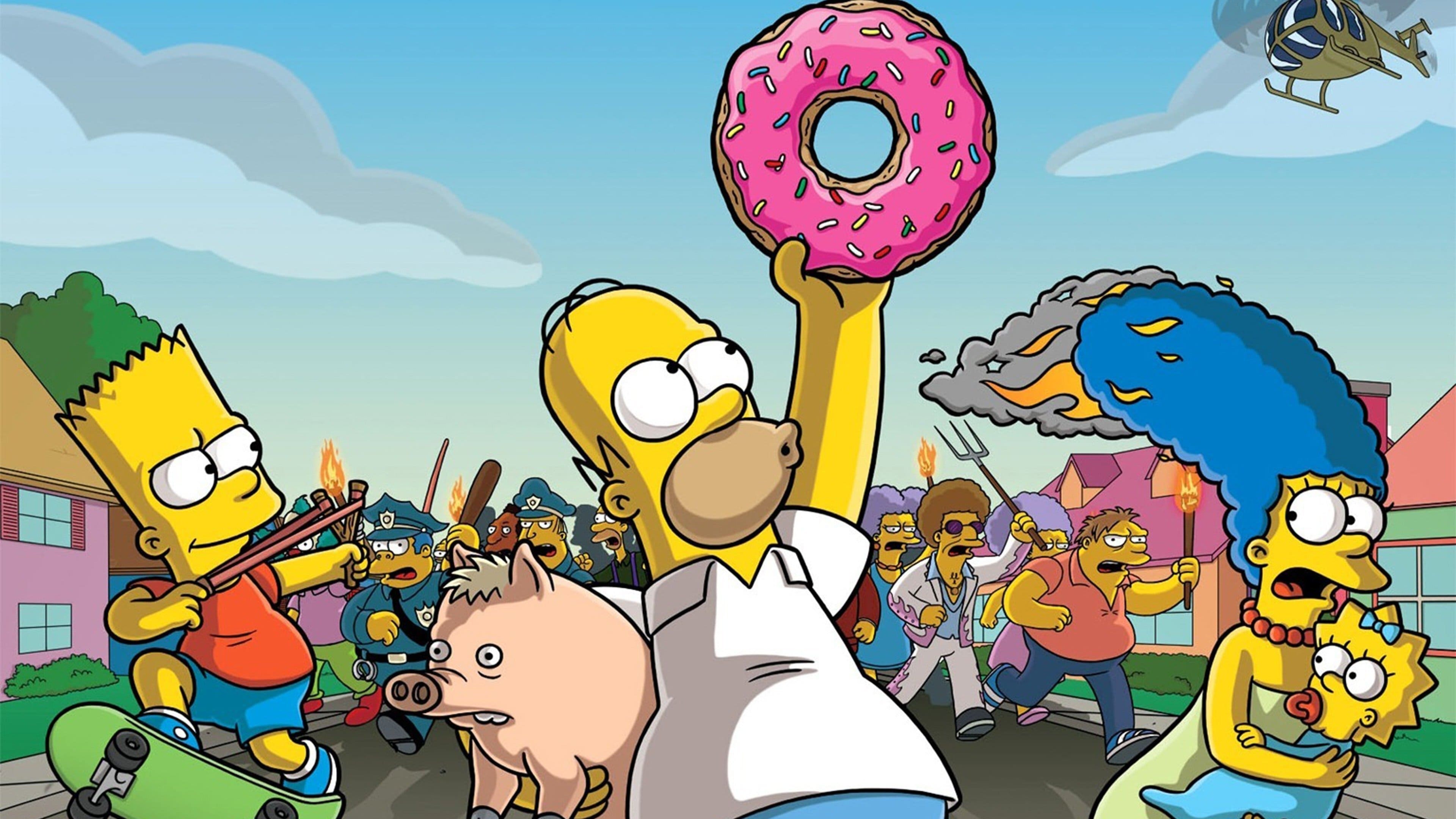 The Simpsons Movie 4K, Marge Simpson, Bart Simpson, Homer Simpson Gallery HD Wallpaper