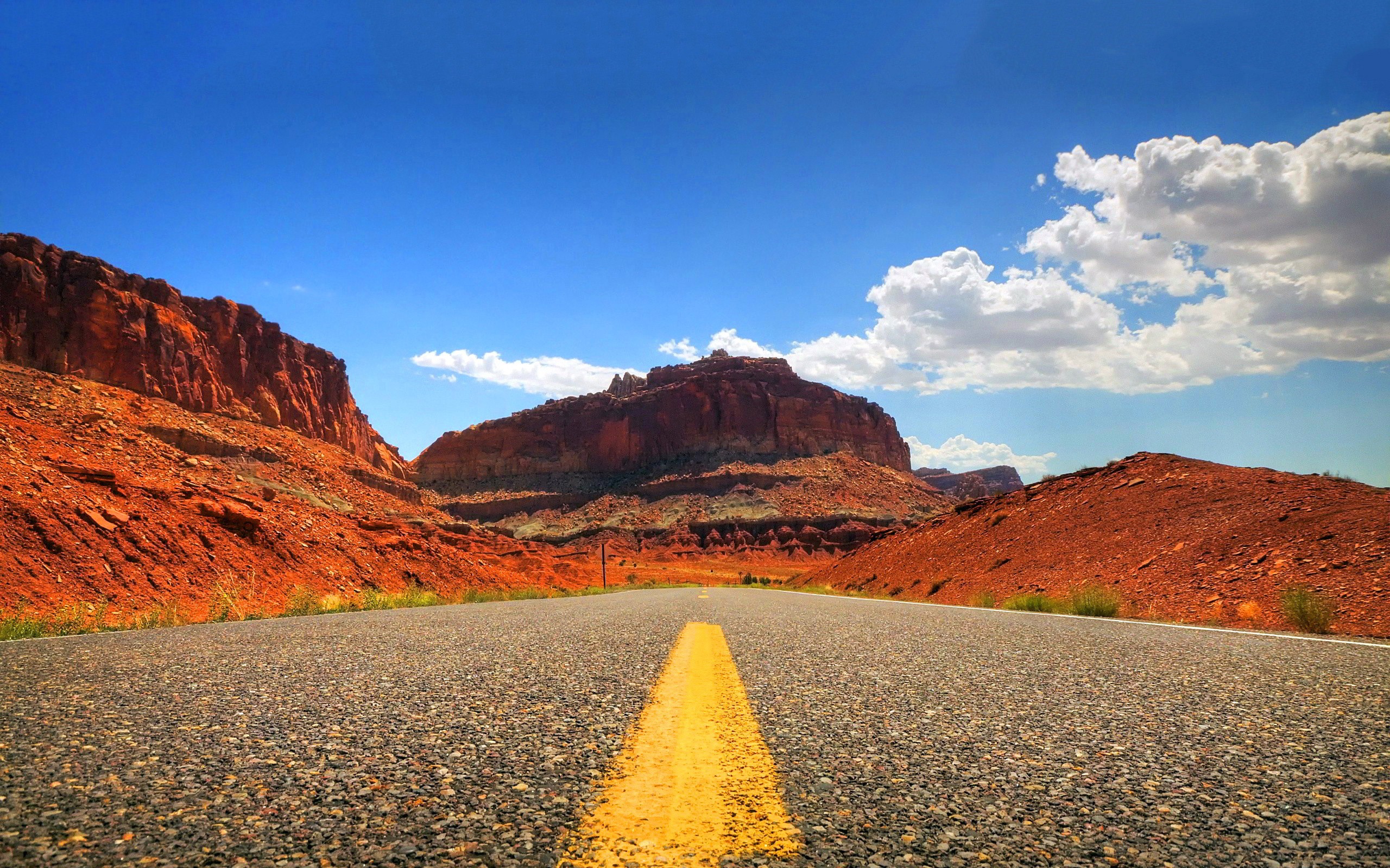 Grand Canyon Road Nature HD Wallpaper
